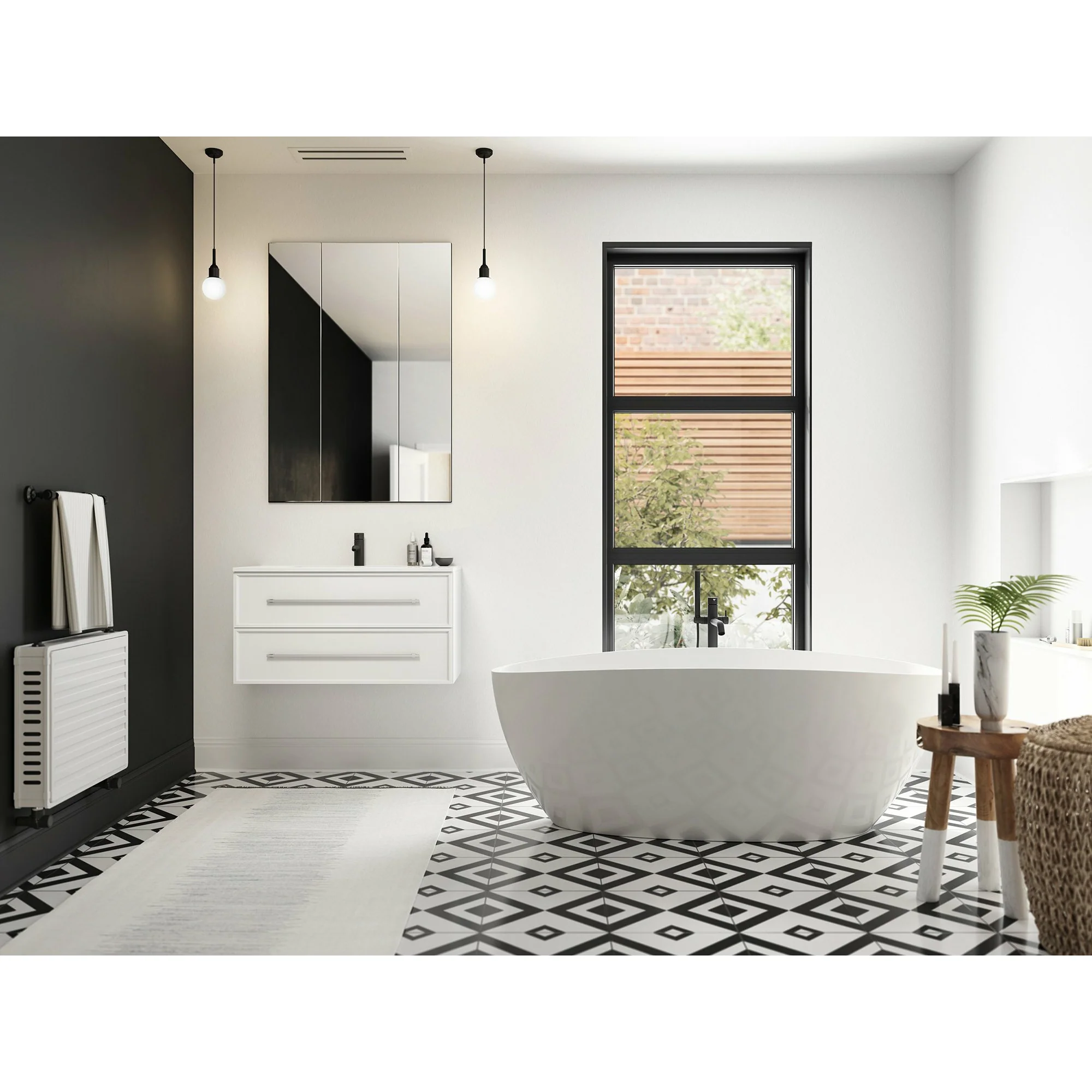 Milano Floating Vanity (30"-48") 16 Milano Floating Vanity (30"-48")