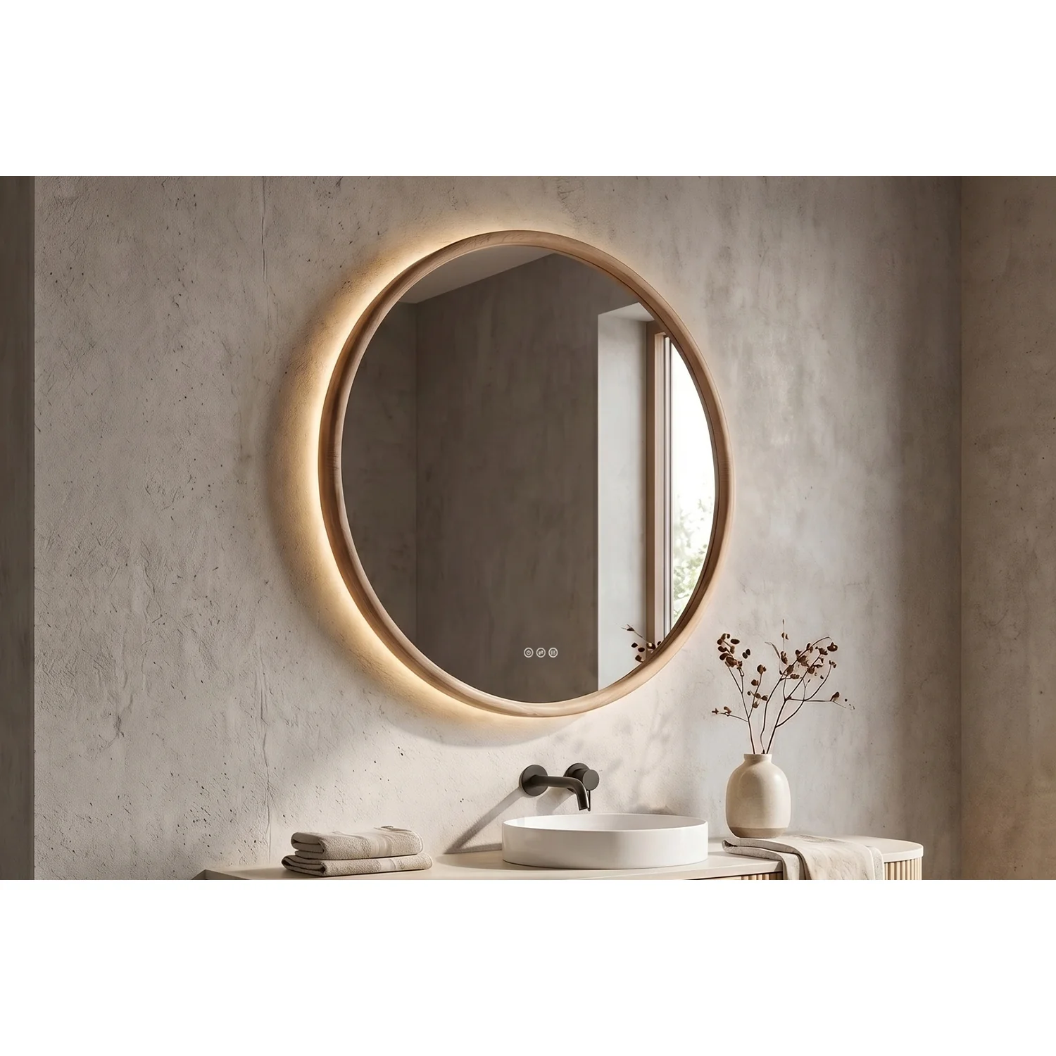 Solenne Halo LED Mirror 21 Solenne Halo LED Mirror