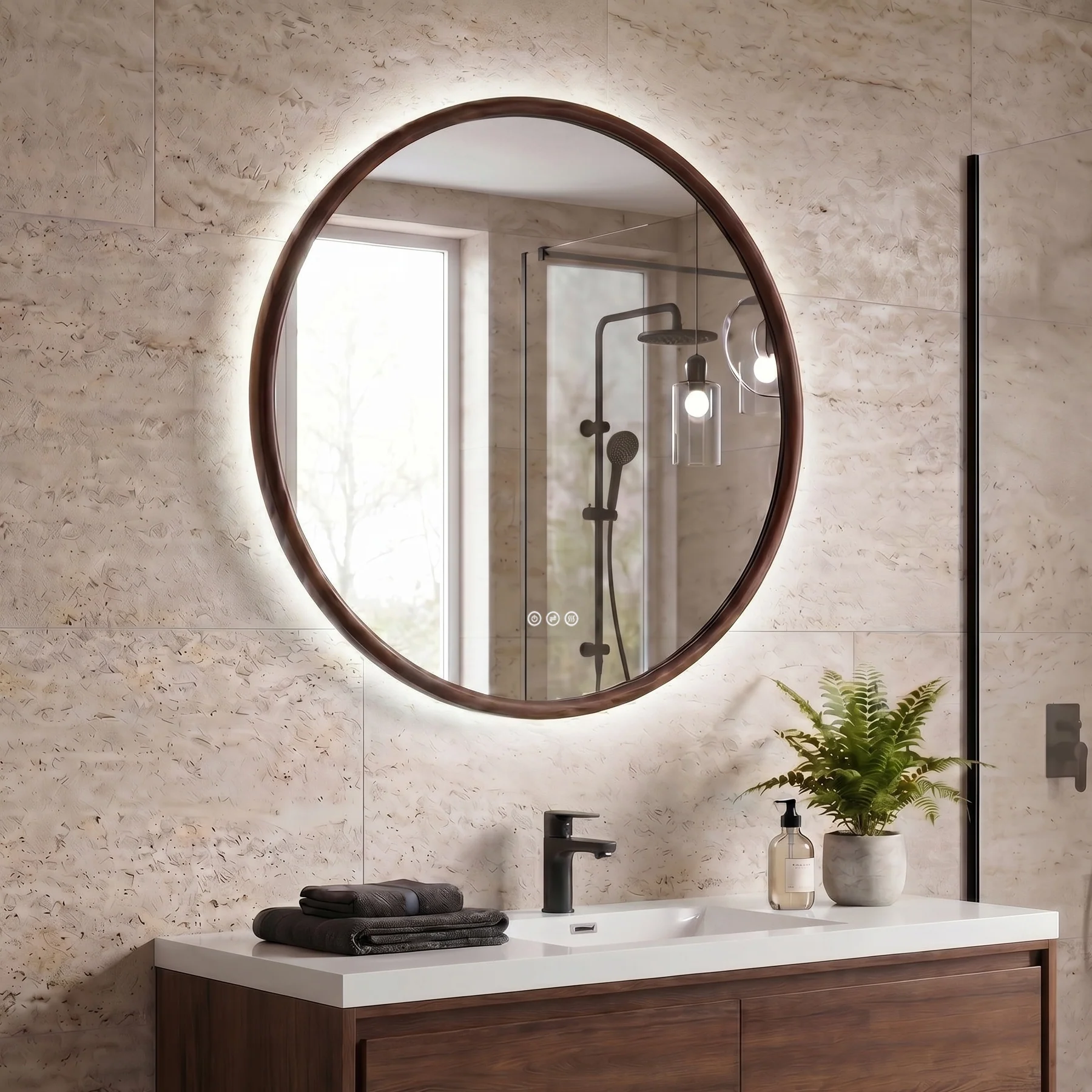 Solenne Halo LED Mirror 15 Solenne Halo LED Mirror
