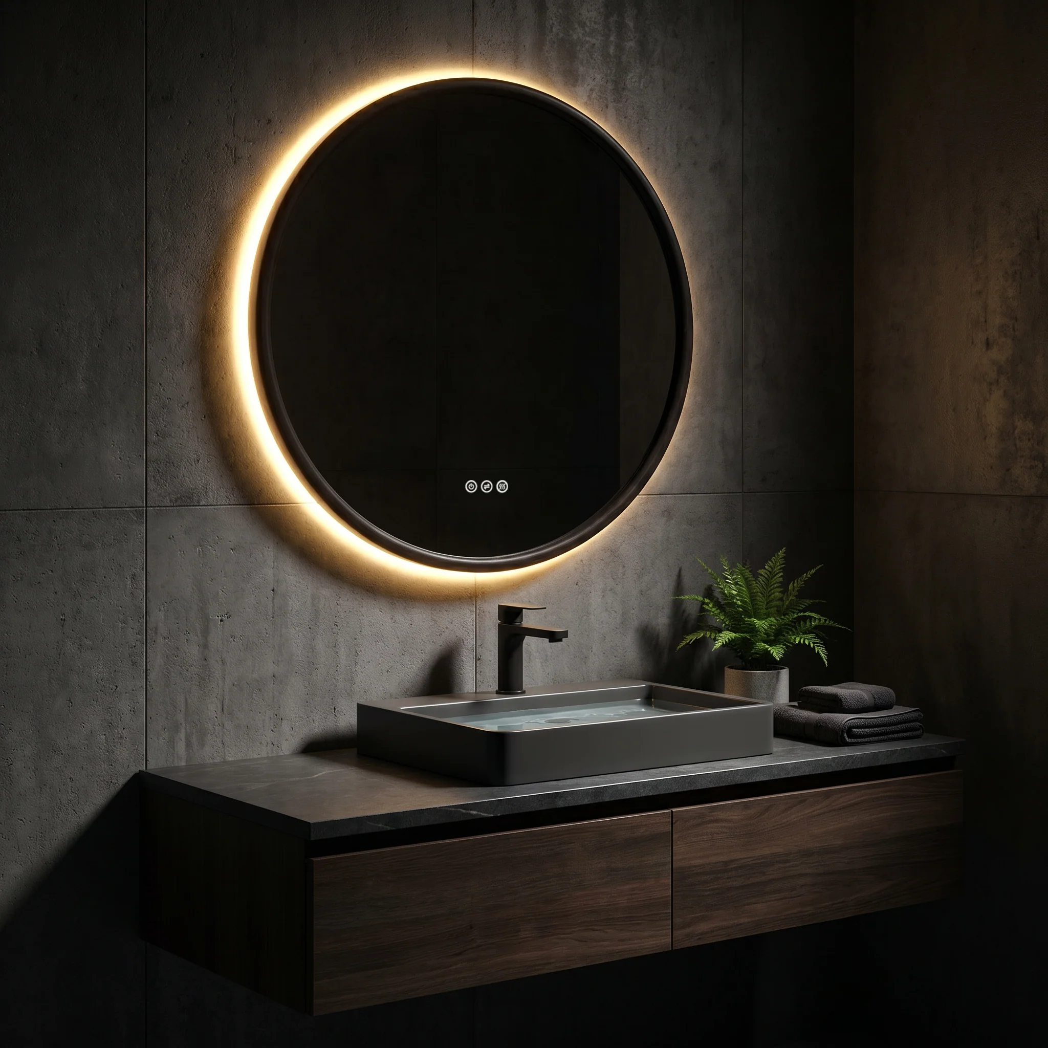 Solenne Halo LED Mirror 22 Solenne Halo LED Mirror