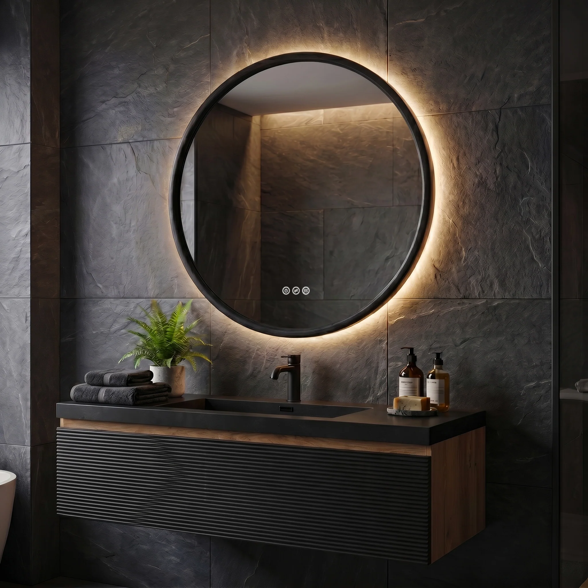 Solenne Halo LED Mirror 23 Solenne Halo LED Mirror