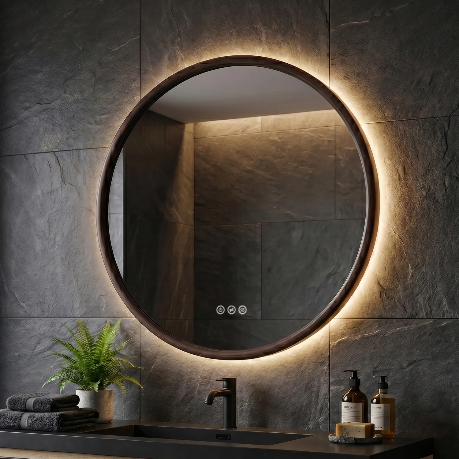 Solenne Halo LED Mirror 25 Solenne Halo LED Mirror