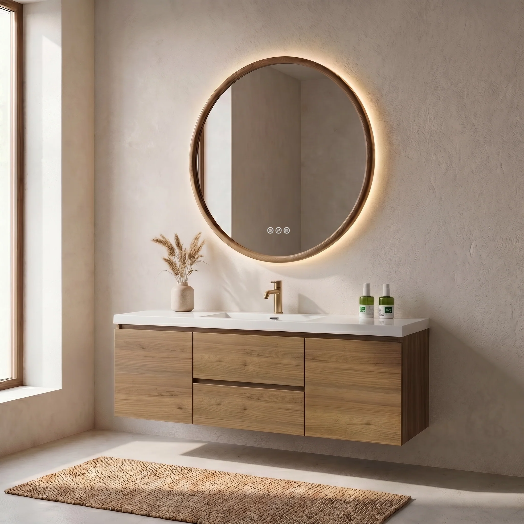Solenne Halo LED Mirror 39 Solenne Halo LED Mirror