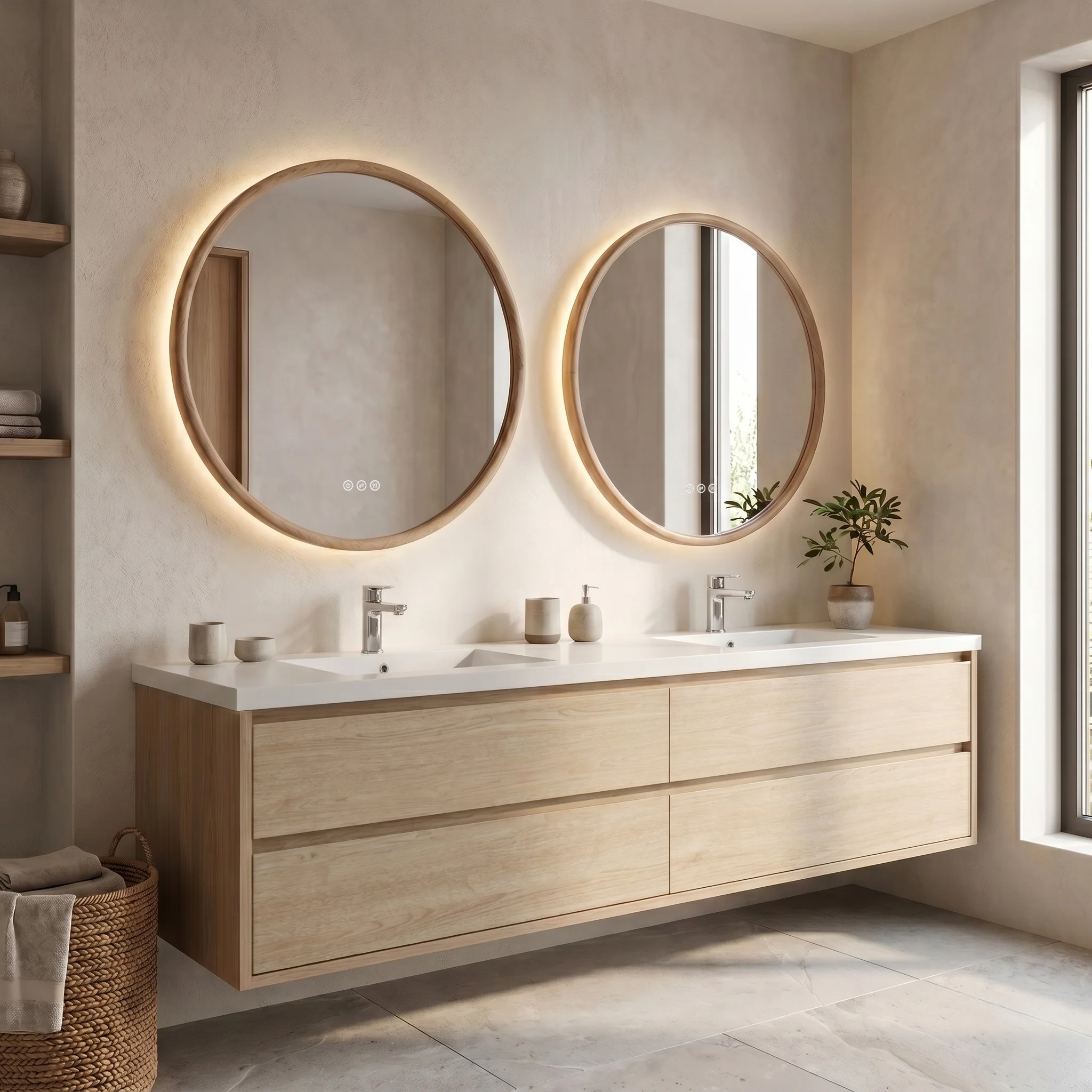Solenne Halo LED Mirror 7 Solenne Halo LED Mirror