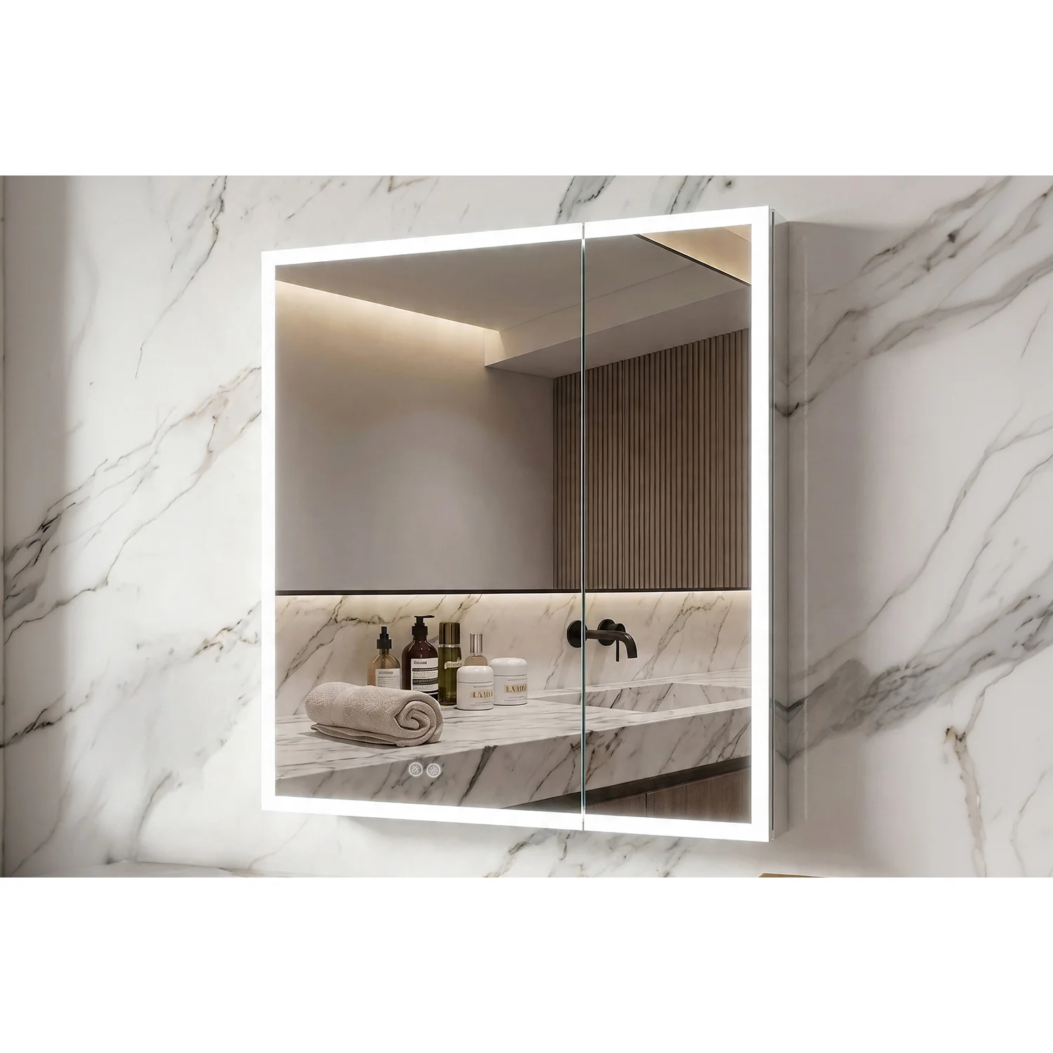 LumaEdge LED Medicine Cabinet 27 LumaEdge LED Medicine Cabinet