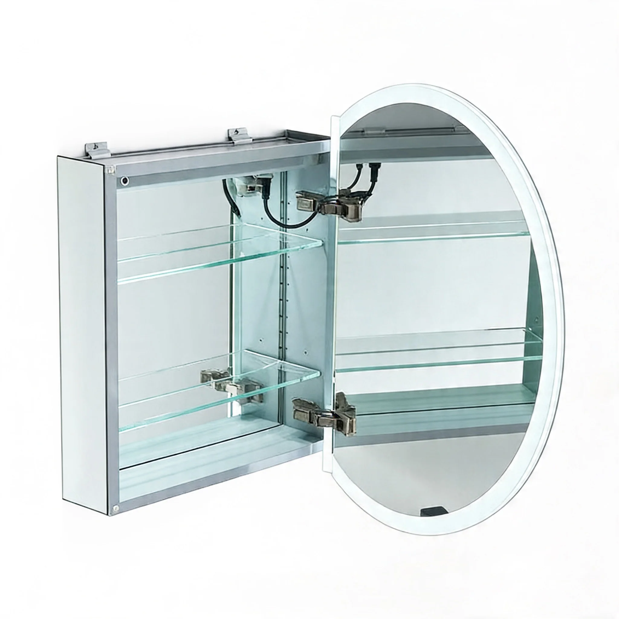 Orbella Round LED Medicine Cabinet 12 Orbella Round LED Medicine Cabinet