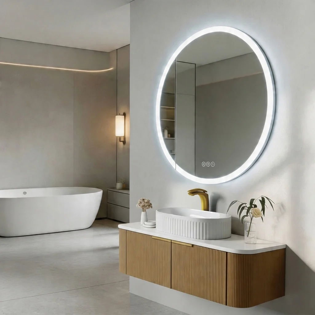 Orbella Round LED Medicine Cabinet 3 Orbella Round LED Medicine Cabinet