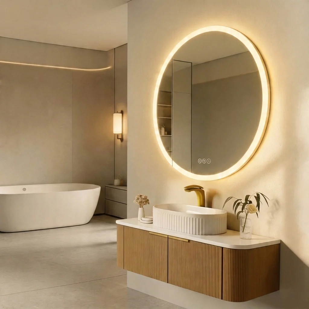 Orbella Round LED Medicine Cabinet 4 Orbella Round LED Medicine Cabinet