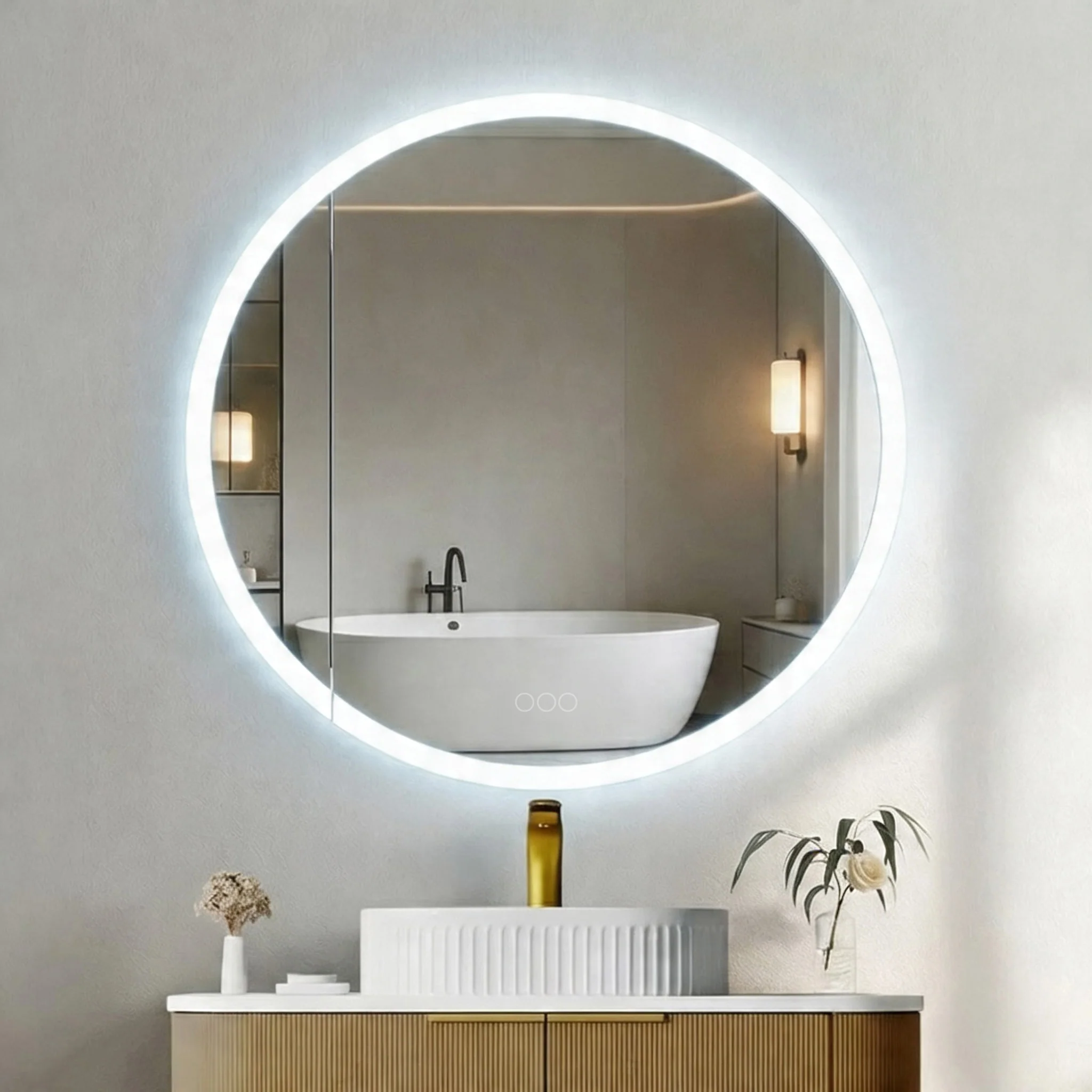 Orbella Round LED Medicine Cabinet 5 Orbella Round LED Medicine Cabinet