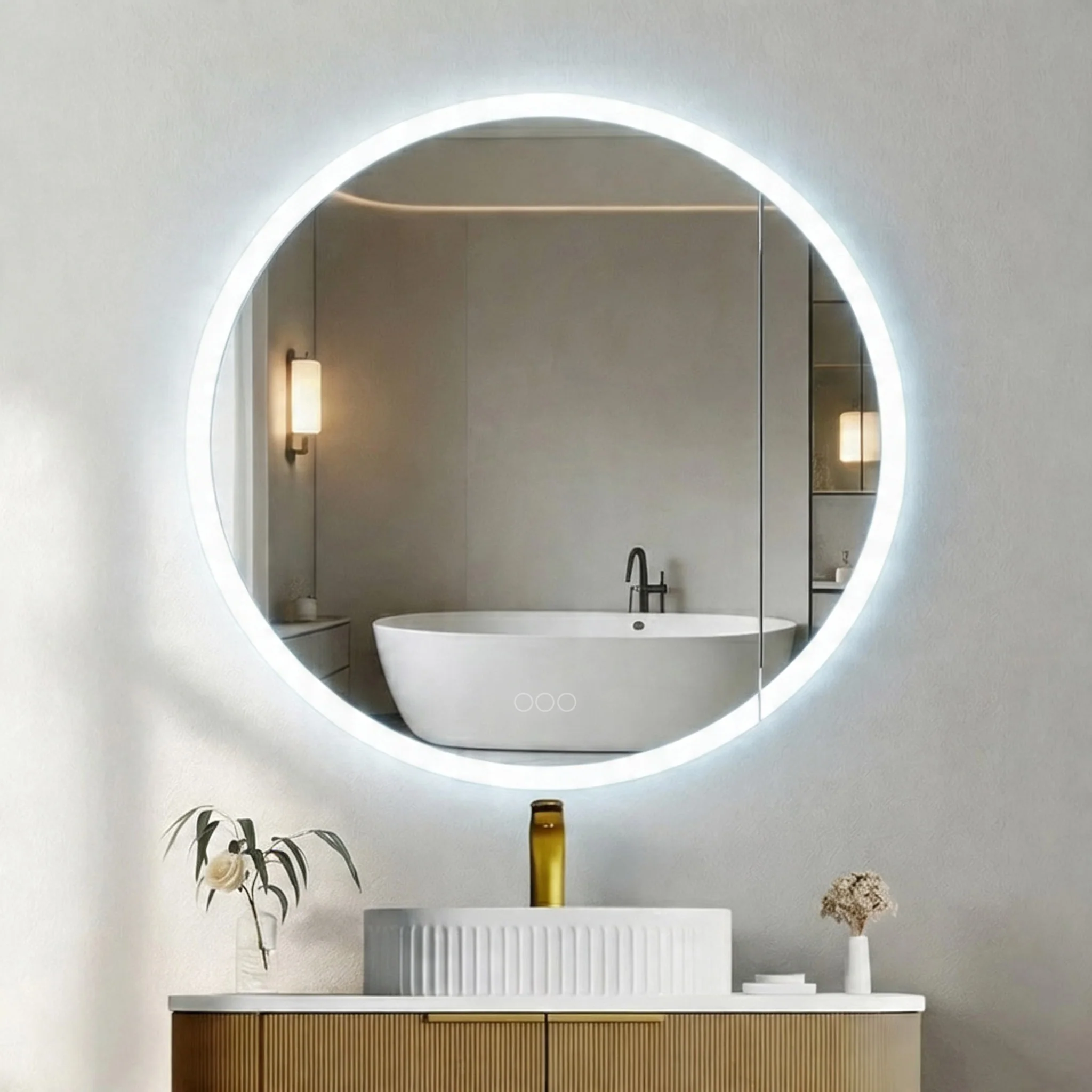 Orbella Round LED Medicine Cabinet 8 Orbella Round LED Medicine Cabinet