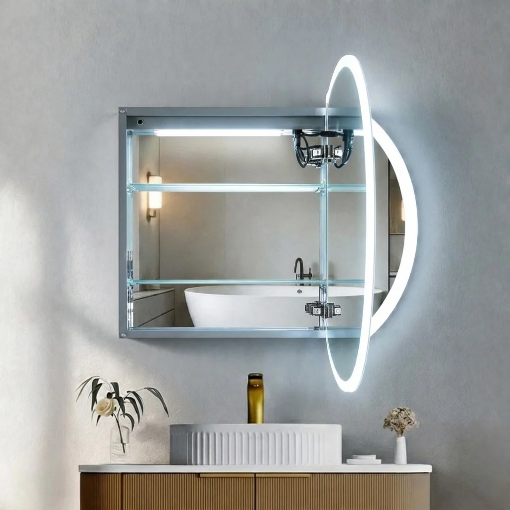 Orbella Round LED Medicine Cabinet 9 Orbella Round LED Medicine Cabinet