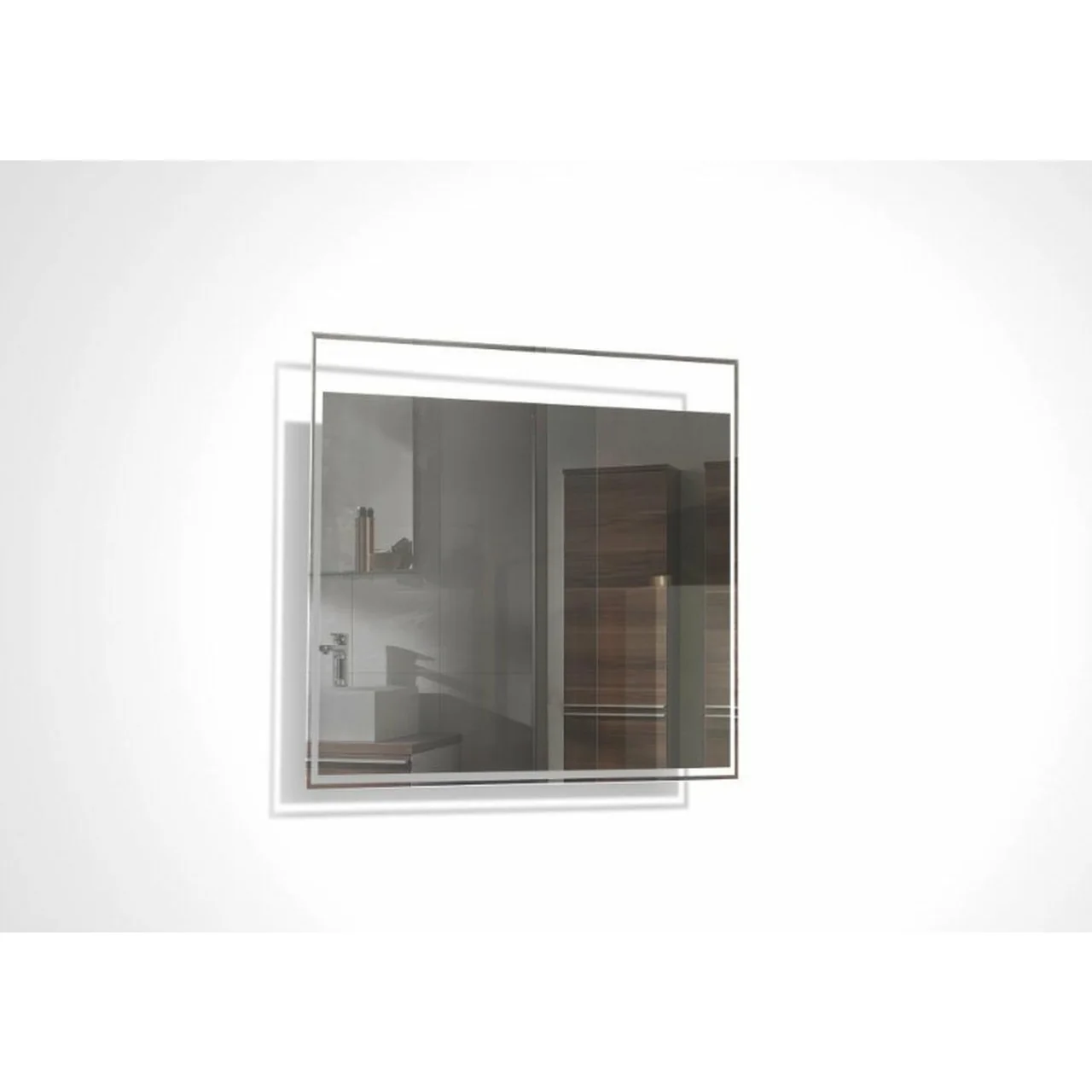 O&N LED Floating Mirror