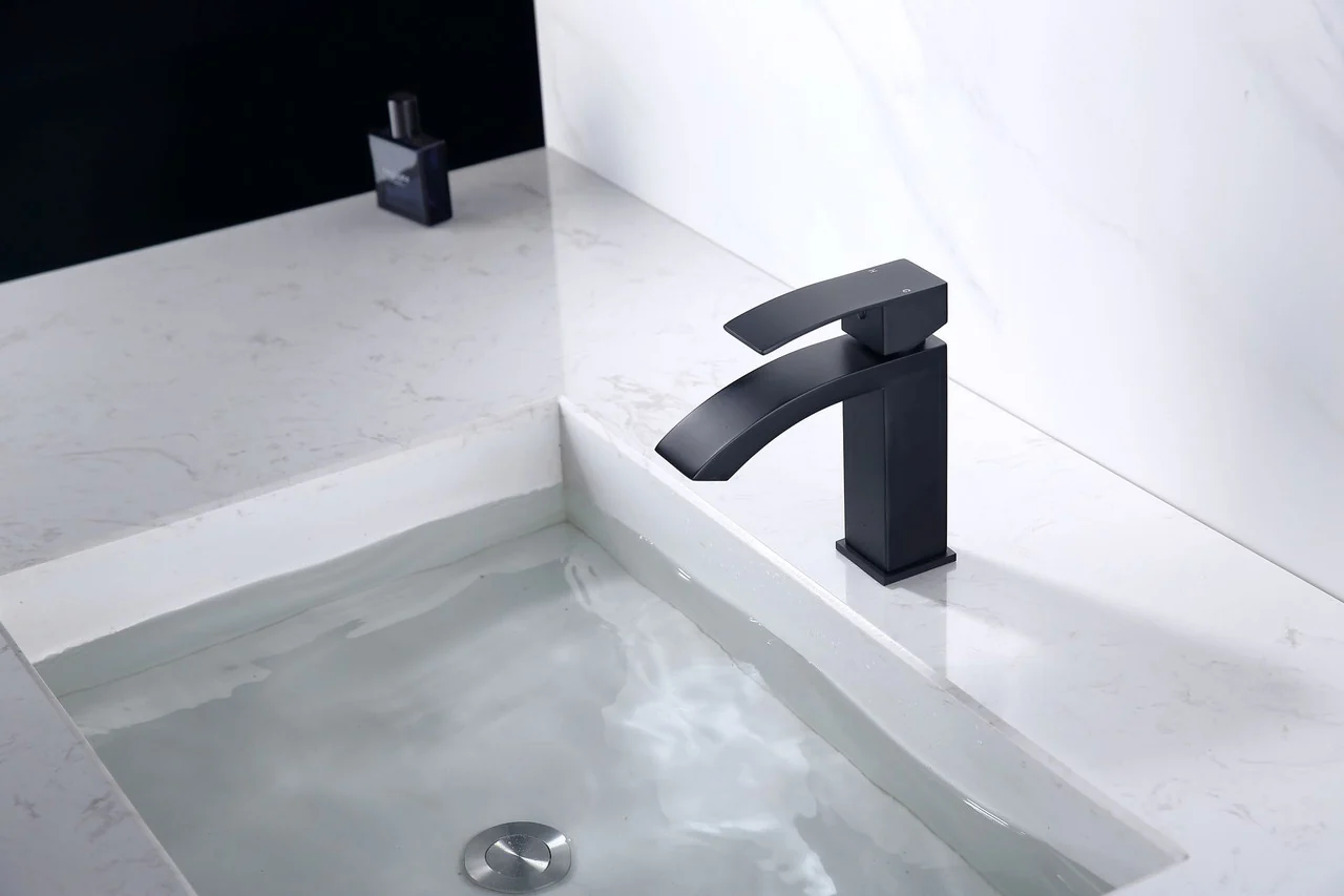 O&N Angular Rounded Single Lever Faucet (Black/Chrome/Brushed Nickel) 12 O&N Angular Rounded Single Lever Faucet (Black/Chrome/Brushed Nickel)
