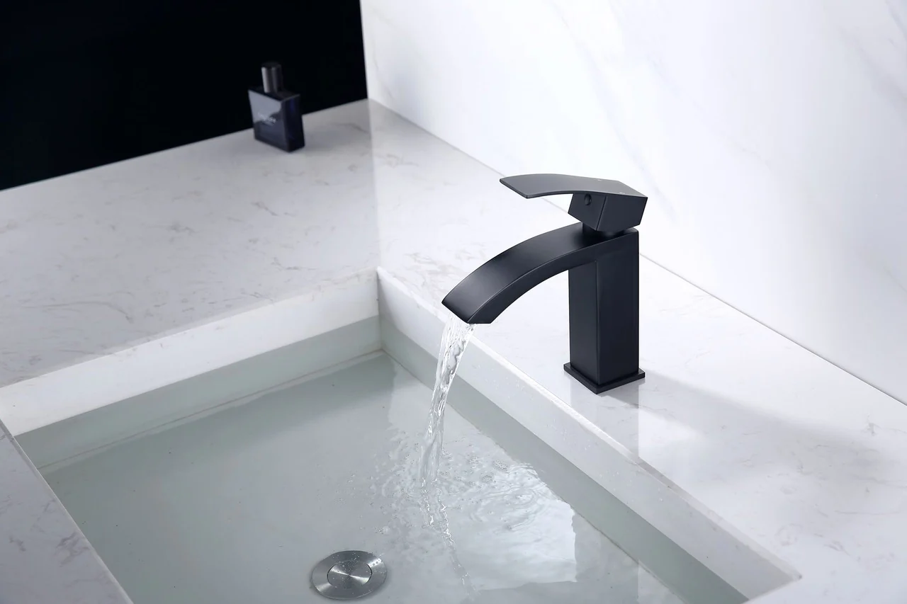 O&N Angular Rounded Single Lever Faucet (Black/Chrome/Brushed Nickel) 13 O&N Angular Rounded Single Lever Faucet (Black/Chrome/Brushed Nickel)