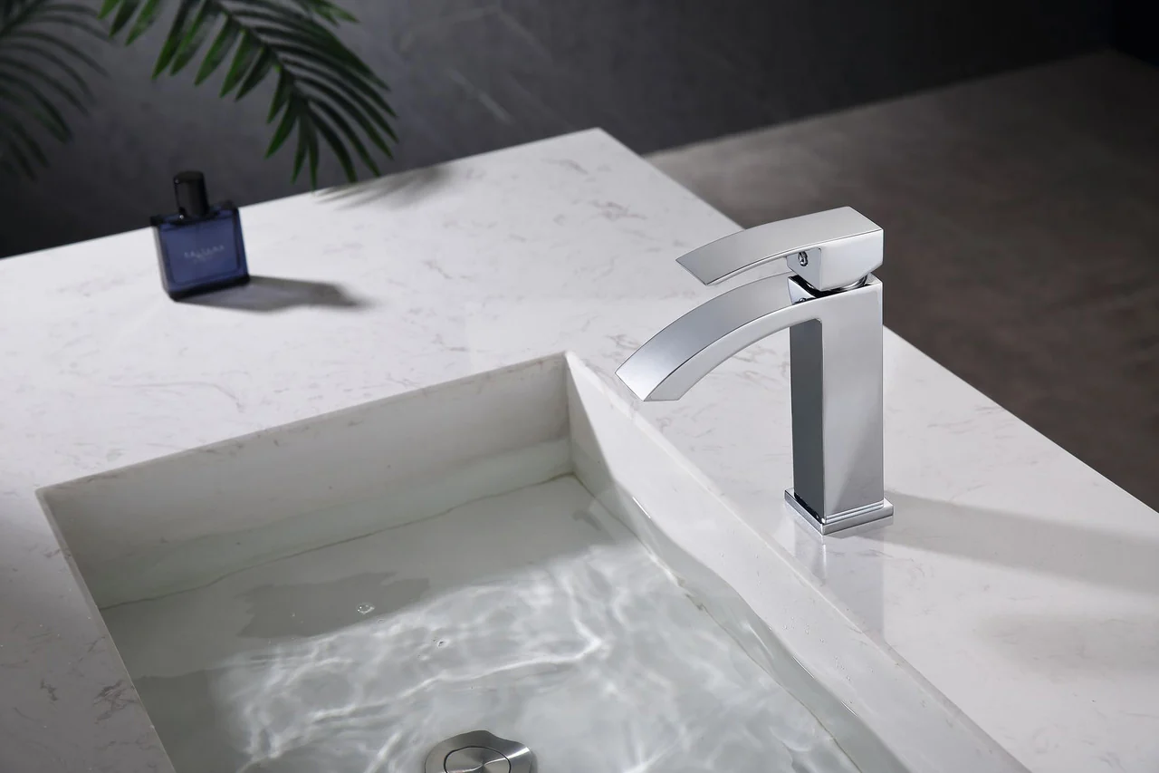 O&N Angular Rounded Single Lever Faucet (Black/Chrome/Brushed Nickel) 3 O&N Angular Rounded Single Lever Faucet (Black/Chrome/Brushed Nickel)