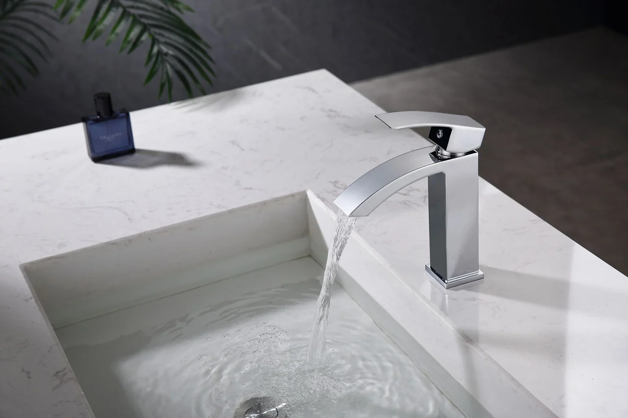 O&N Angular Rounded Single Lever Faucet (Black/Chrome/Brushed Nickel) 4 O&N Angular Rounded Single Lever Faucet (Black/Chrome/Brushed Nickel)