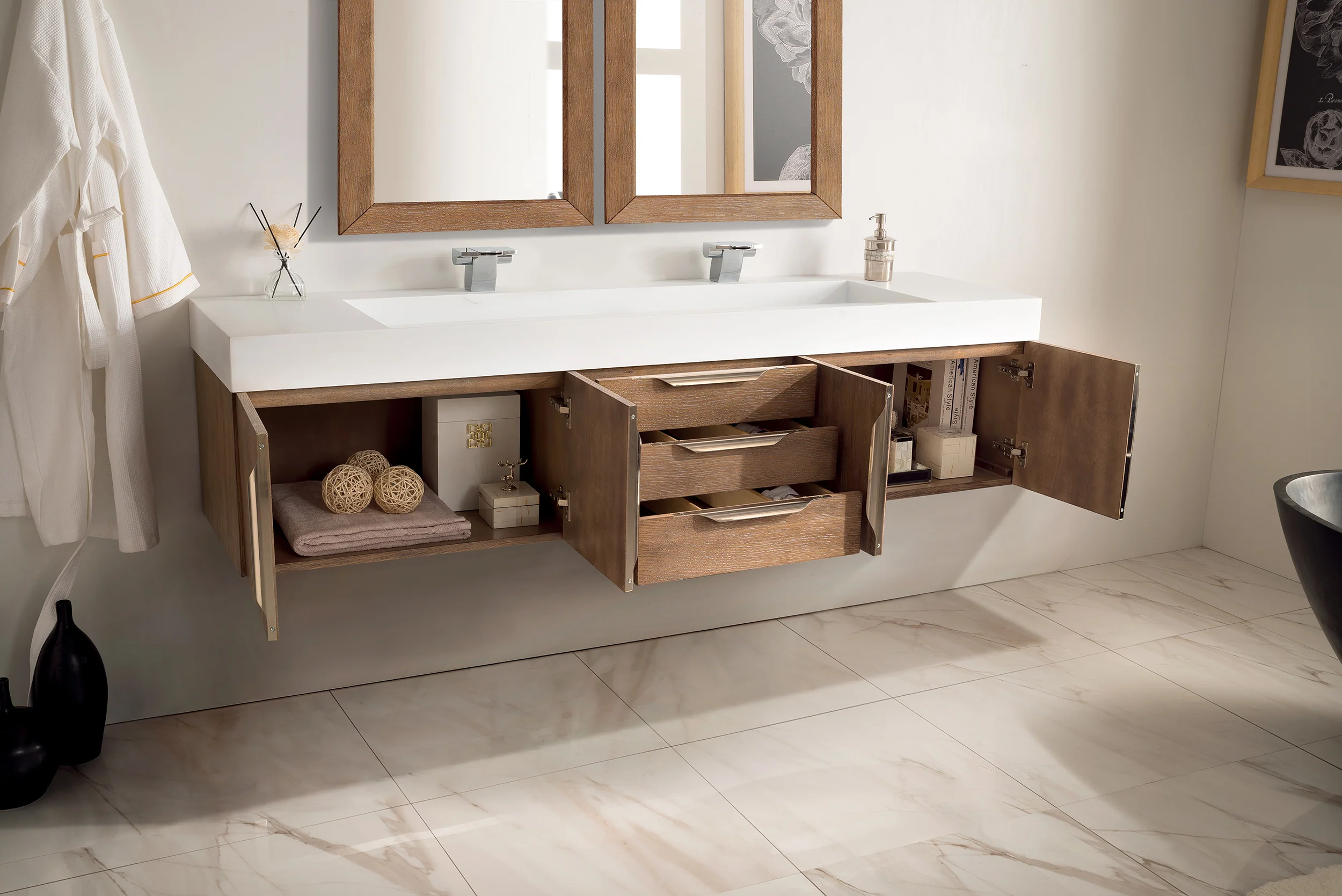 Bogota Floating Vanity (16"-72")