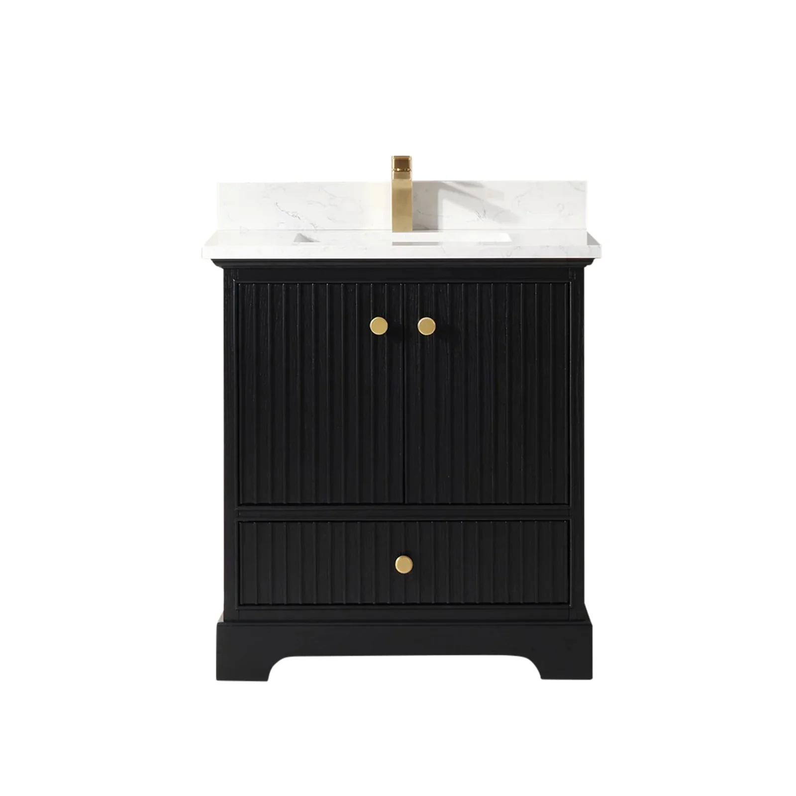 Ligne Ritmo Modern Vanity - Fluted (24"-72") 27 Ligne Ritmo Modern Vanity - Fluted (24"-72")
