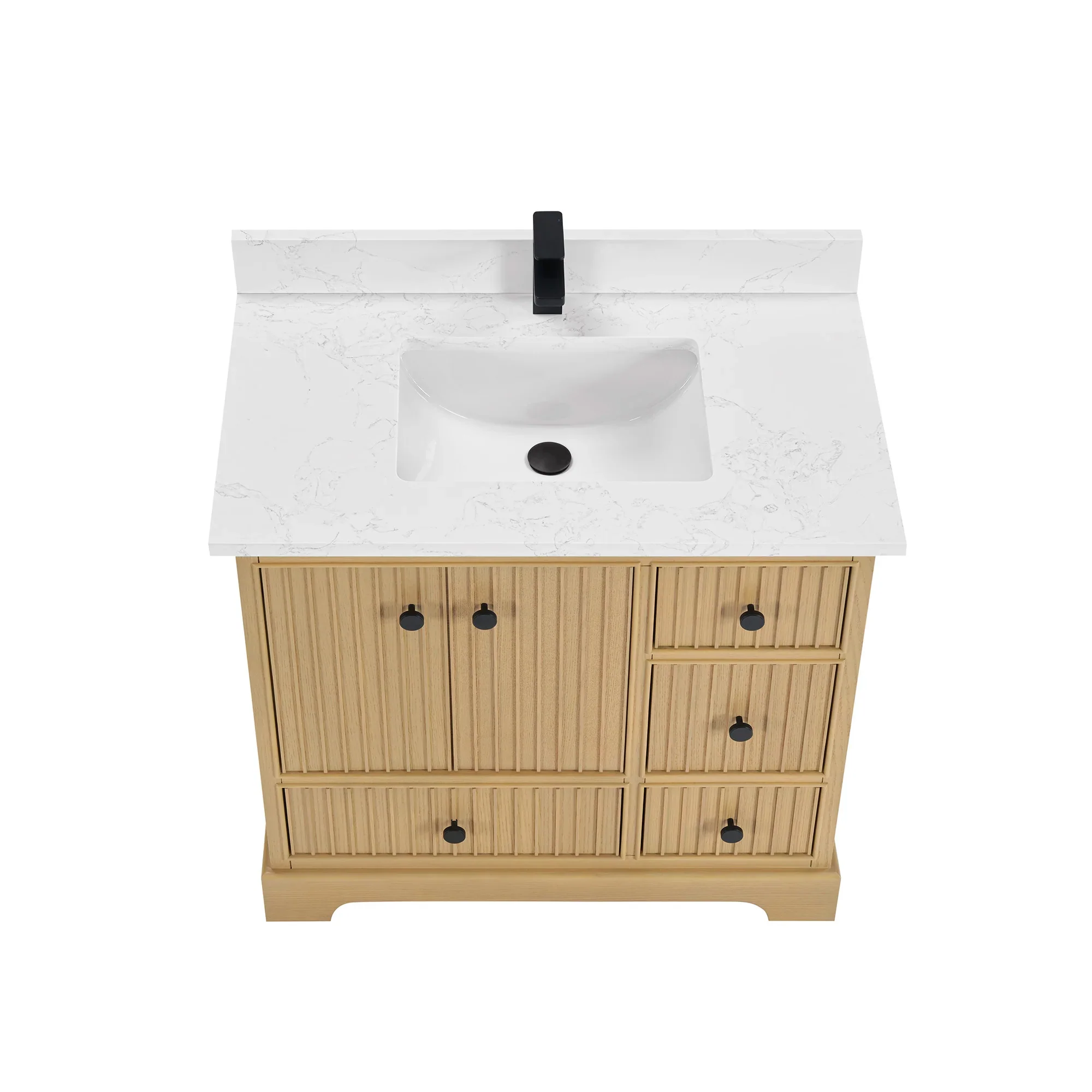 Ligne Ritmo Modern Vanity - Fluted (24"-72") 46 Ligne Ritmo Modern Vanity - Fluted (24"-72")