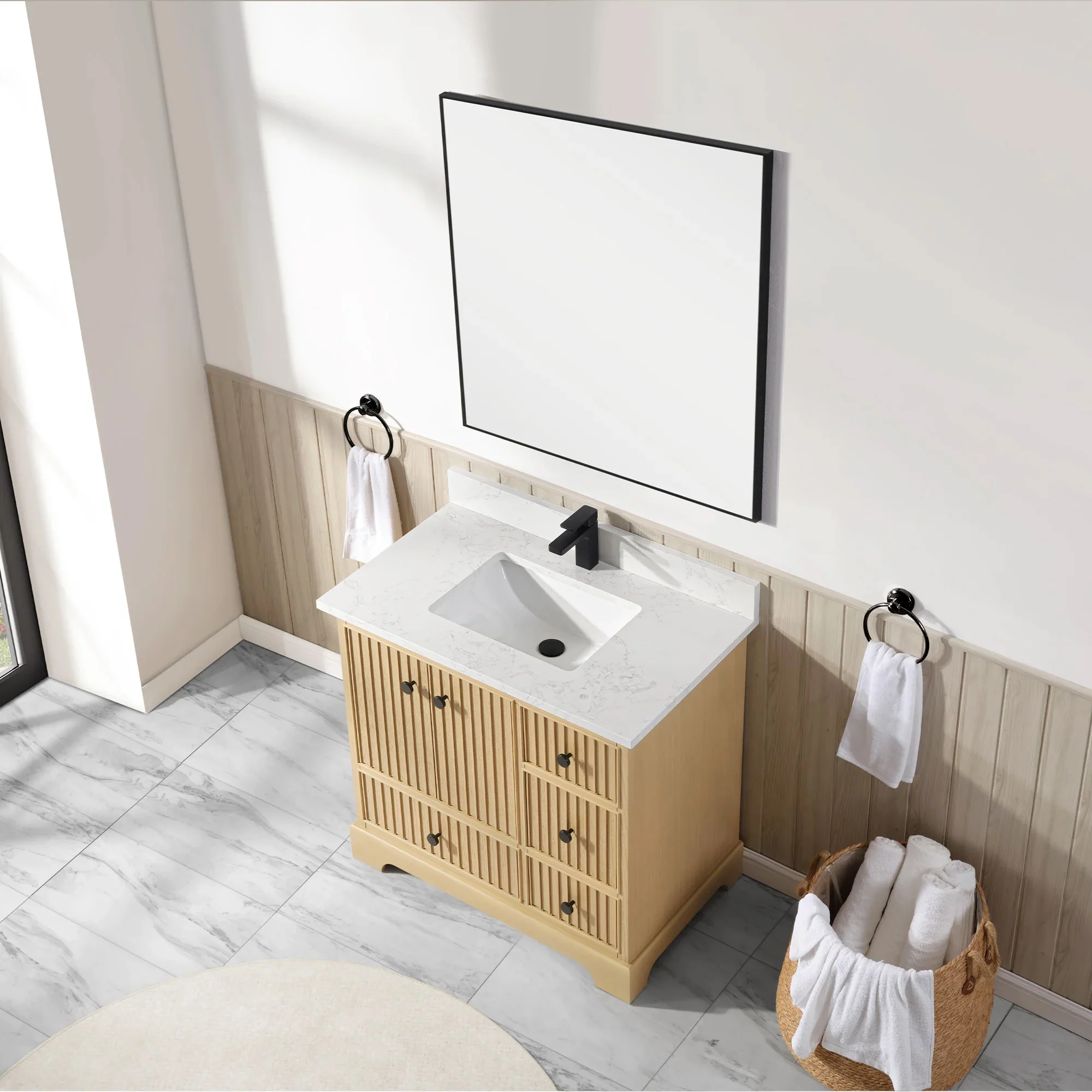 Ligne Ritmo Modern Vanity - Fluted (24"-72") 49 Ligne Ritmo Modern Vanity - Fluted (24"-72")