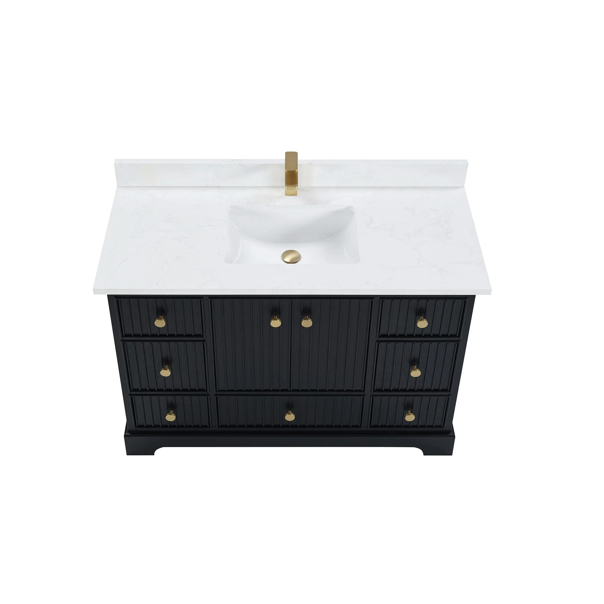 Ligne Ritmo Modern Vanity - Fluted (24"-72") 52 Ligne Ritmo Modern Vanity - Fluted (24"-72")