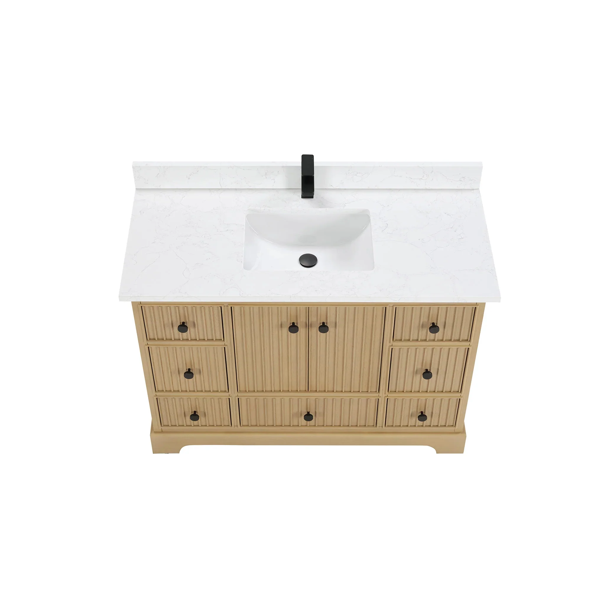 Ligne Ritmo Modern Vanity - Fluted (24"-72") 58 Ligne Ritmo Modern Vanity - Fluted (24"-72")
