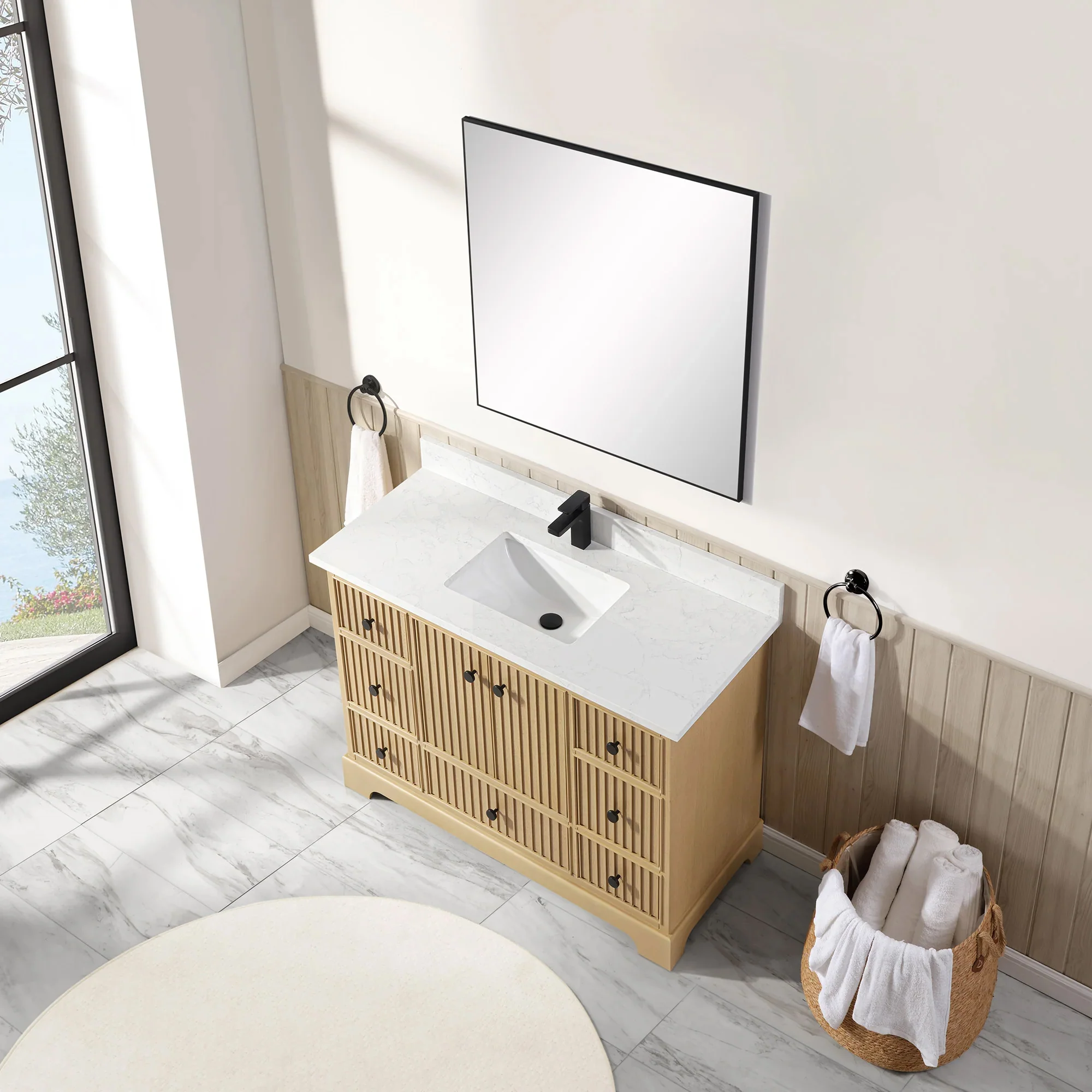 Ligne Ritmo Modern Vanity - Fluted (24"-72") 61 Ligne Ritmo Modern Vanity - Fluted (24"-72")