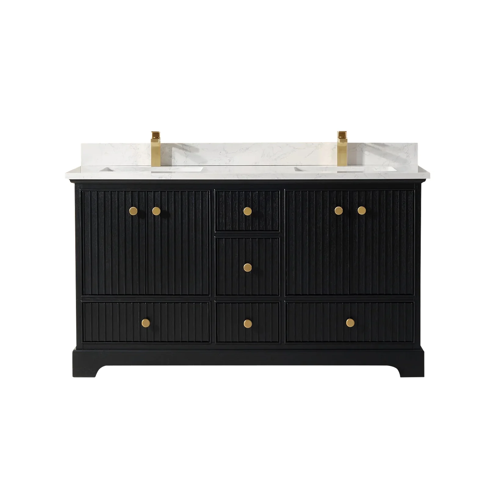 Ligne Ritmo Modern Vanity - Fluted (24"-72") 63 Ligne Ritmo Modern Vanity - Fluted (24"-72")