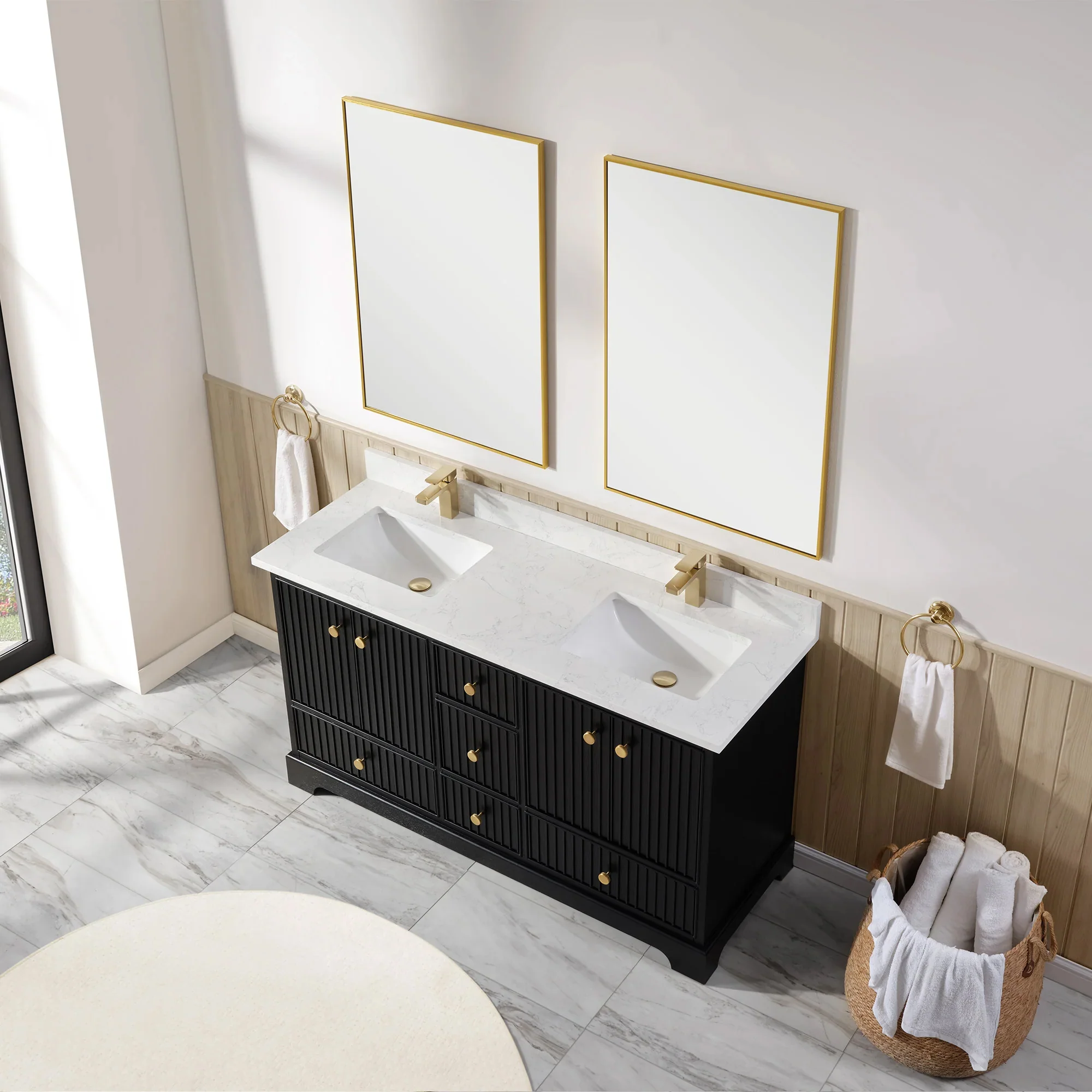 Ligne Ritmo Modern Vanity - Fluted (24"-72") 67 Ligne Ritmo Modern Vanity - Fluted (24"-72")