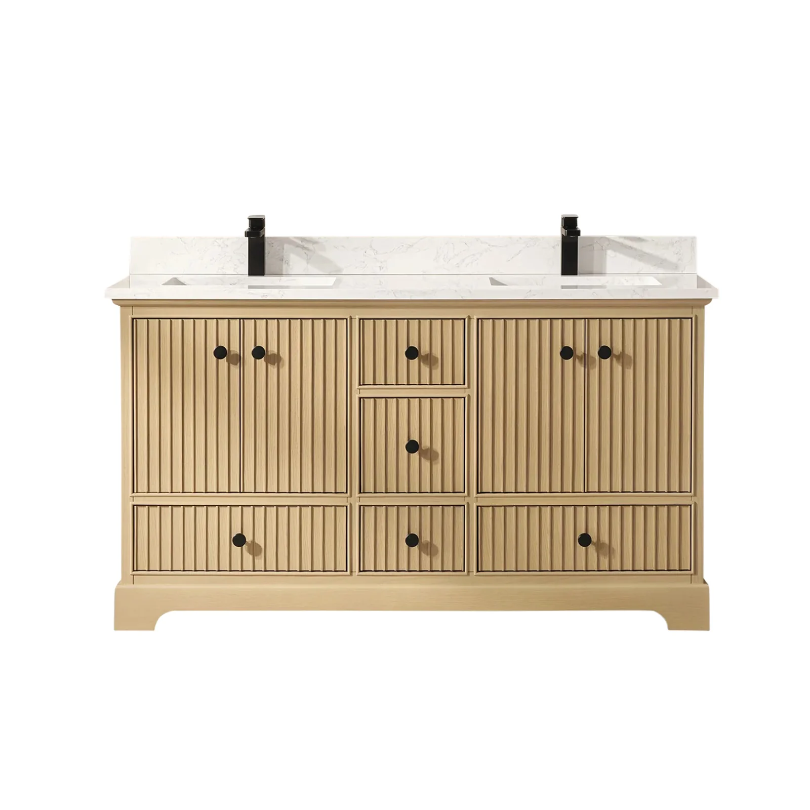 Ligne Ritmo Modern Vanity - Fluted (24"-72") 70 Ligne Ritmo Modern Vanity - Fluted (24"-72")