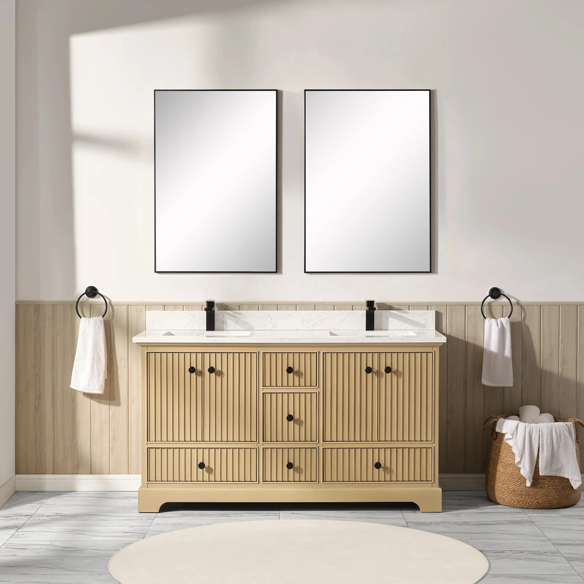 Ligne Ritmo Modern Vanity - Fluted (24"-72") 76 Ligne Ritmo Modern Vanity - Fluted (24"-72")
