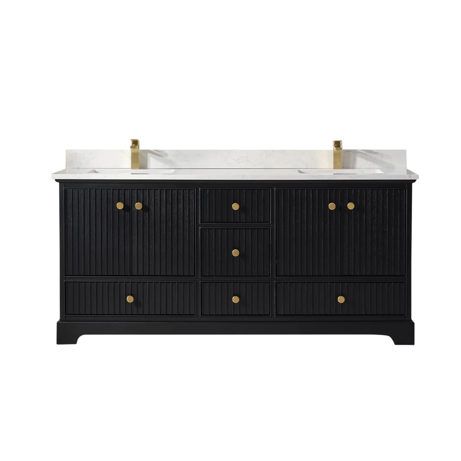 Ligne Ritmo Modern Vanity - Fluted (24"-72") 77 Ligne Ritmo Modern Vanity - Fluted (24"-72")
