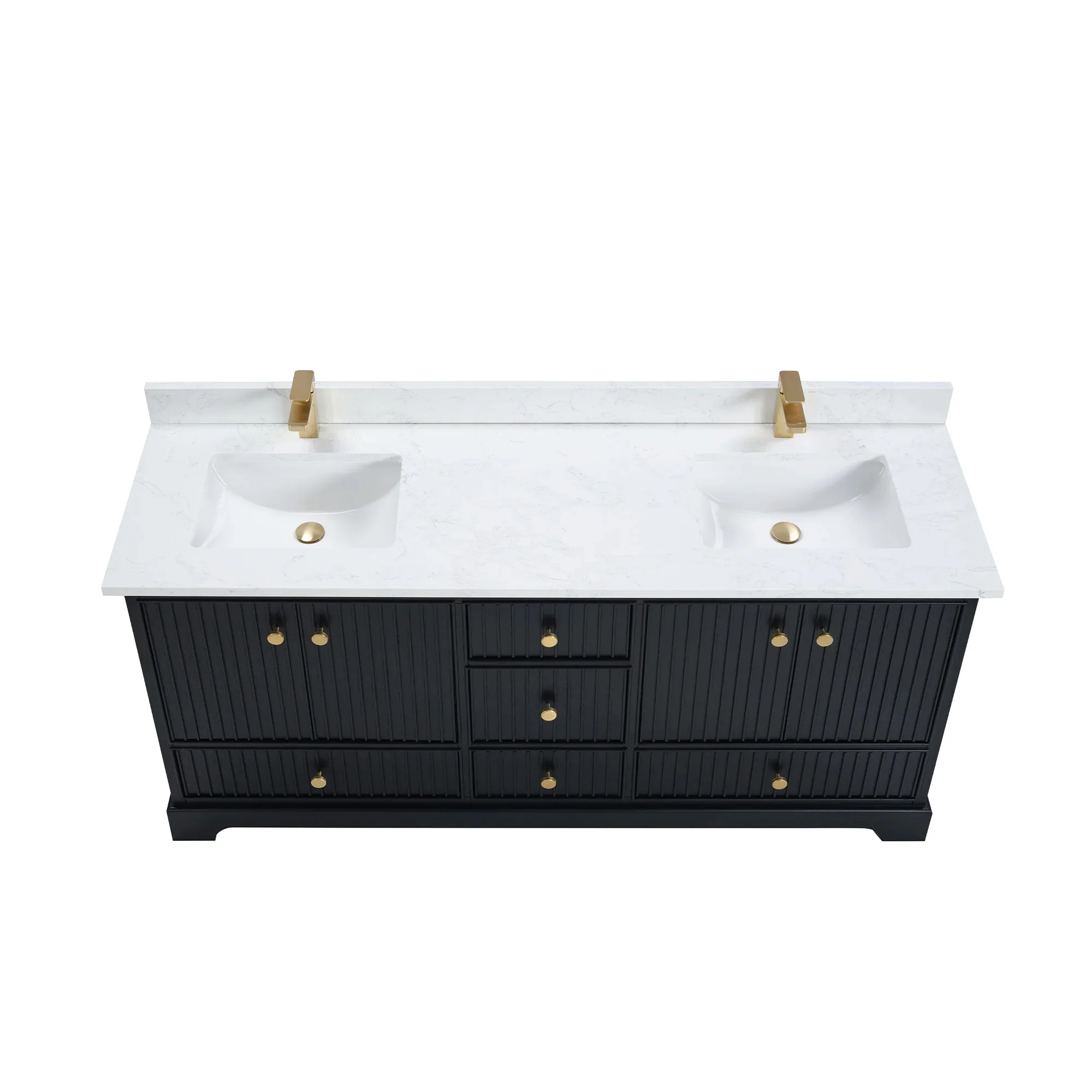 Ligne Ritmo Modern Vanity - Fluted (24"-72") 78 Ligne Ritmo Modern Vanity - Fluted (24"-72")