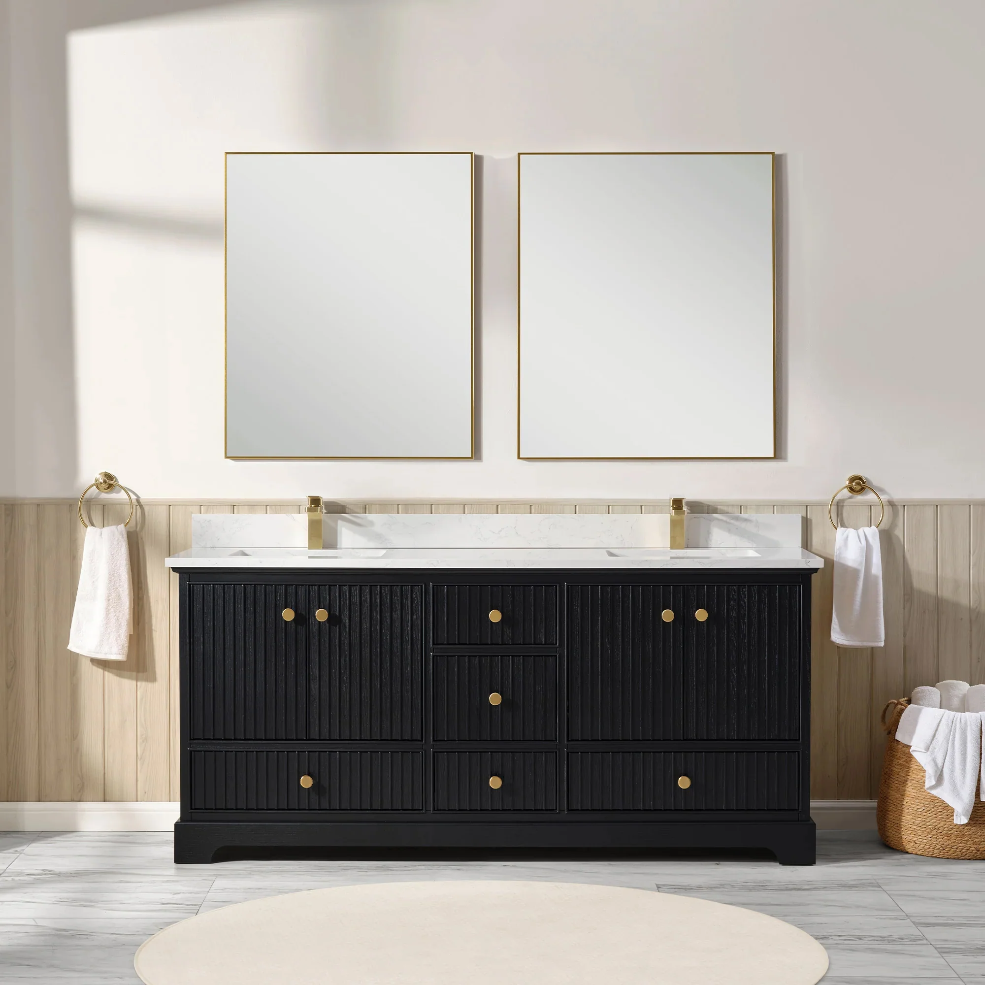 Ligne Ritmo Modern Vanity - Fluted (24"-72") 83 Ligne Ritmo Modern Vanity - Fluted (24"-72")
