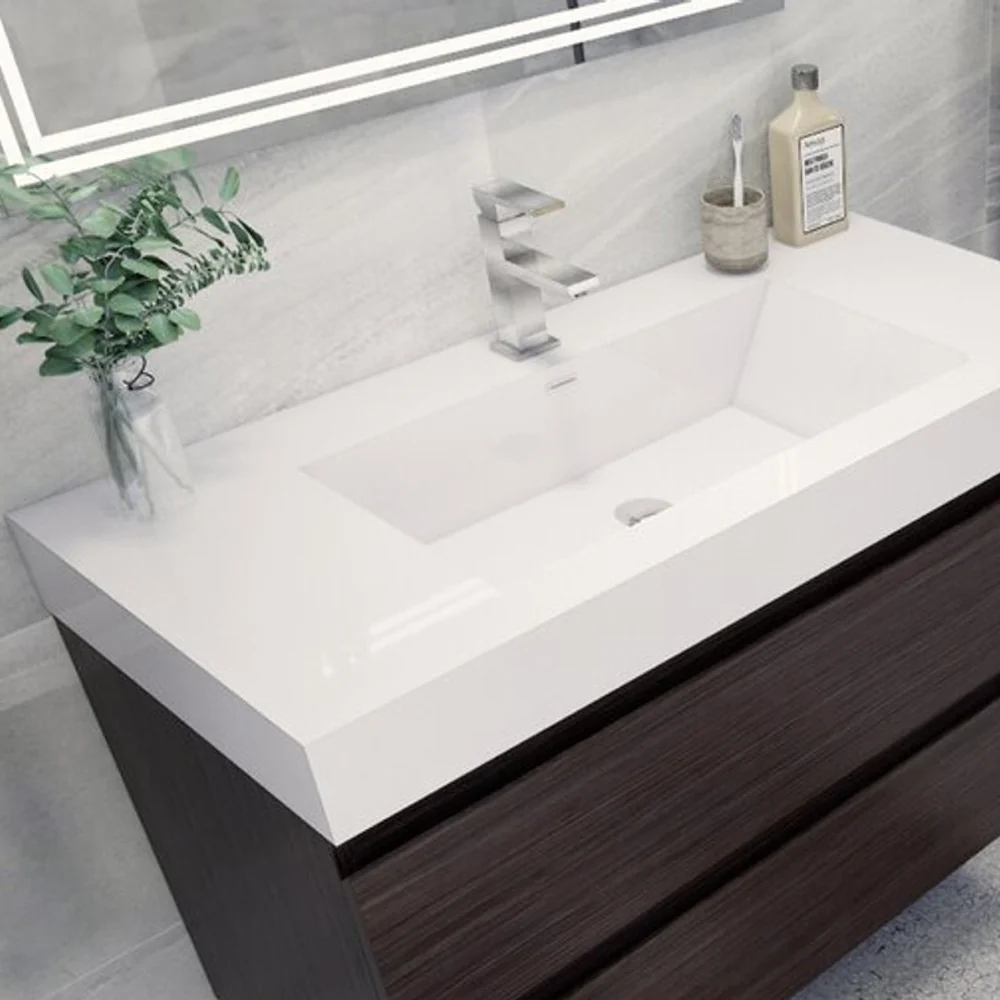 Engineered Composite Countertop with Integrated Sink 9 Engineered Composite Countertop with Integrated Sink