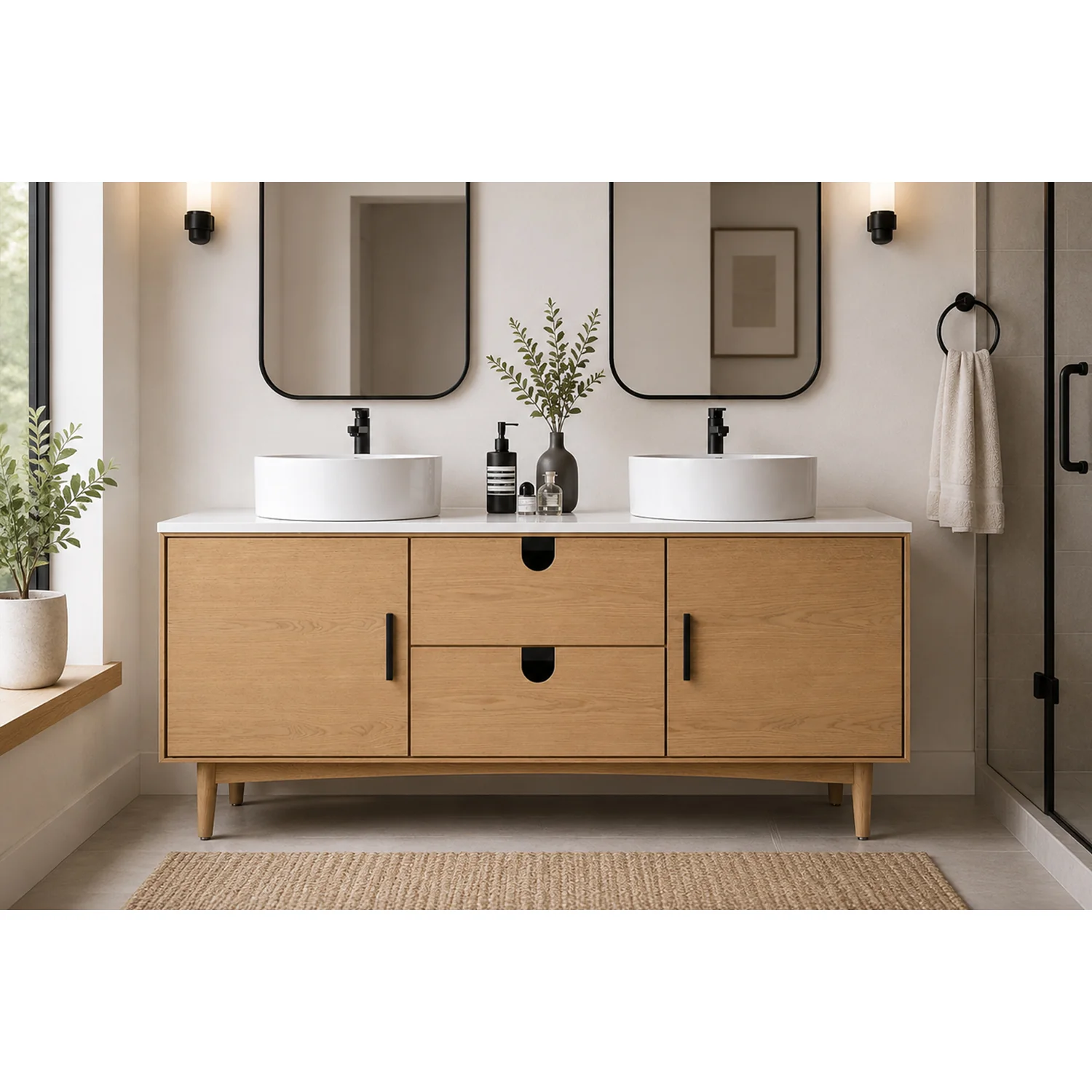 Isola Bathroom Vanity (30"-72")