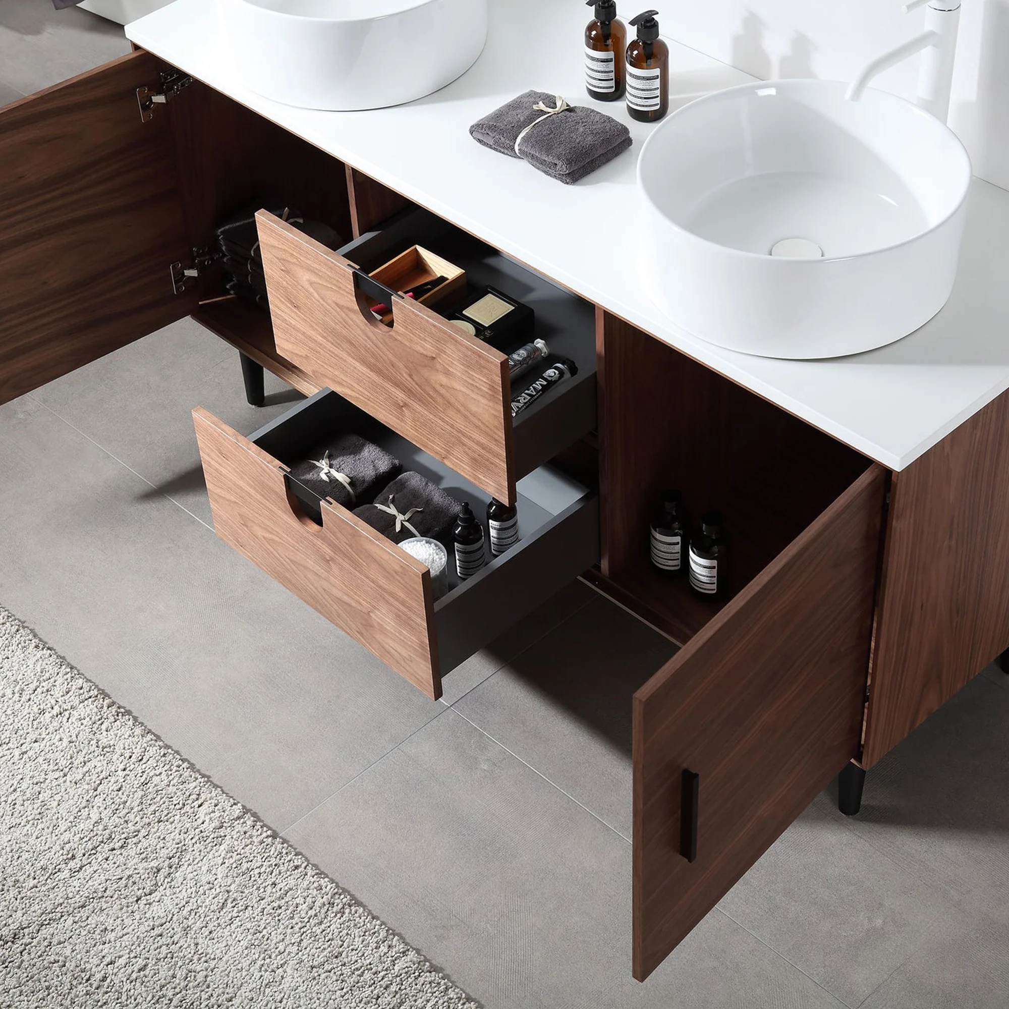 Isola Bathroom Vanity (30"-72") 48 Isola Bathroom Vanity (30"-72")