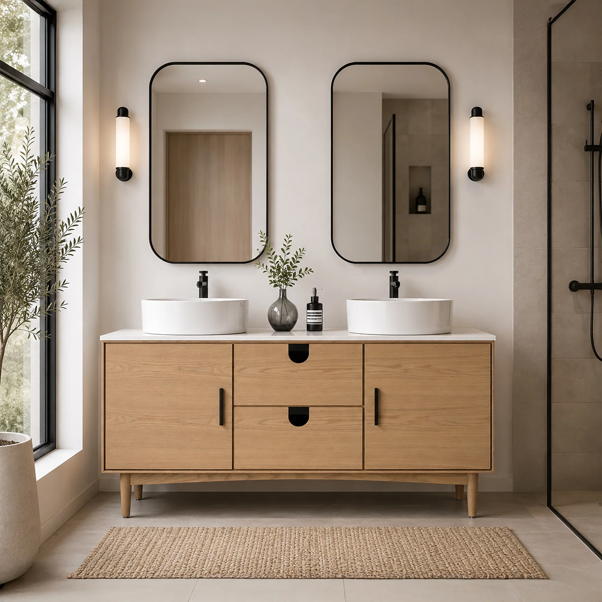 Isola Bathroom Vanity (30"-72") 54 Isola Bathroom Vanity (30"-72")