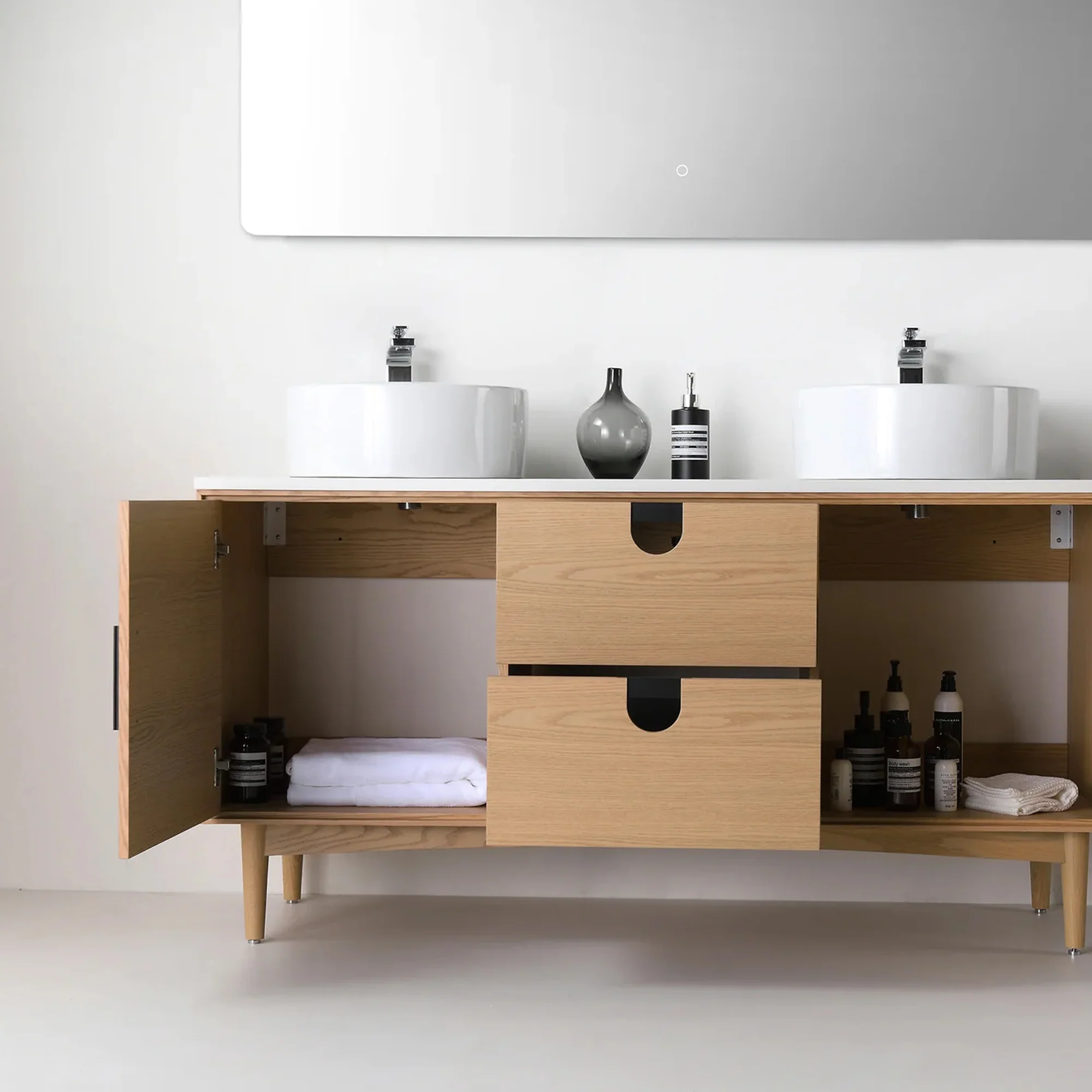 Isola Bathroom Vanity (30"-72") 60 Isola Bathroom Vanity (30"-72")