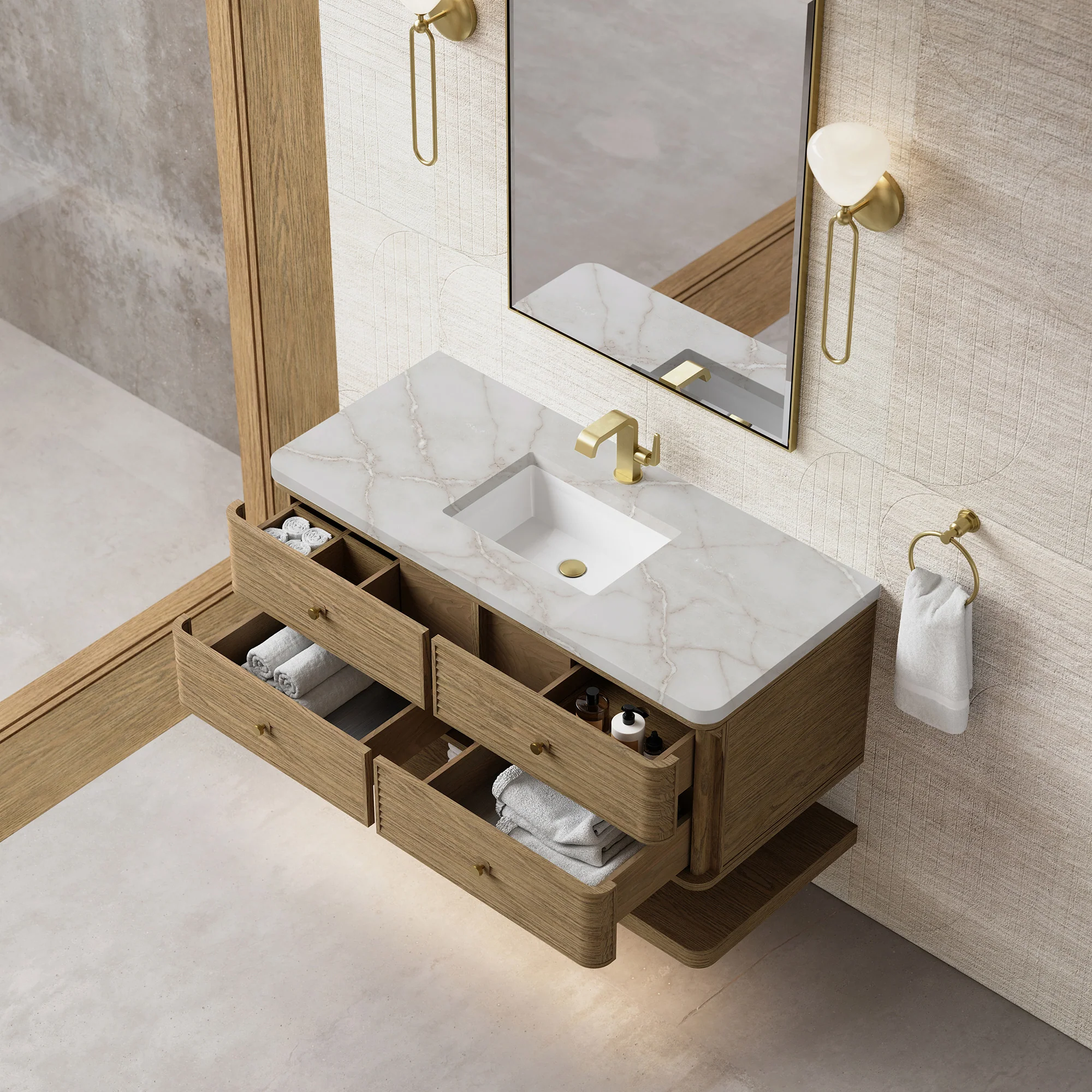 Aurelio Floating Vanity (36"-72") 11 Aurelio Floating Vanity (36"-72")