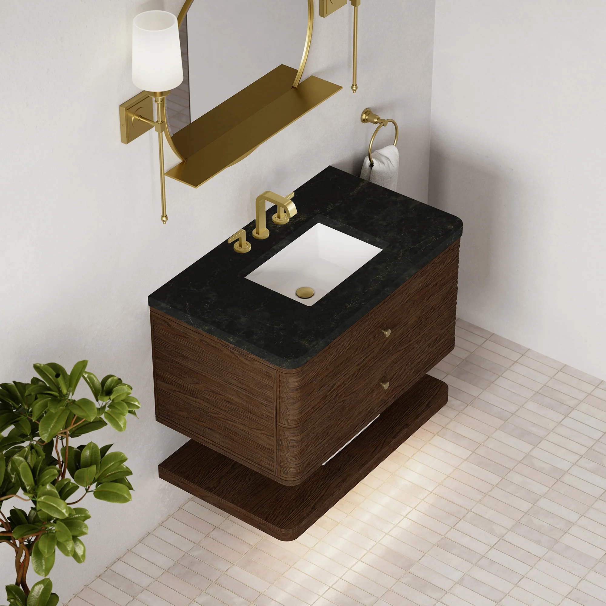 Aurelio Floating Vanity (36"-72") 125 Aurelio Floating Vanity (36"-72")