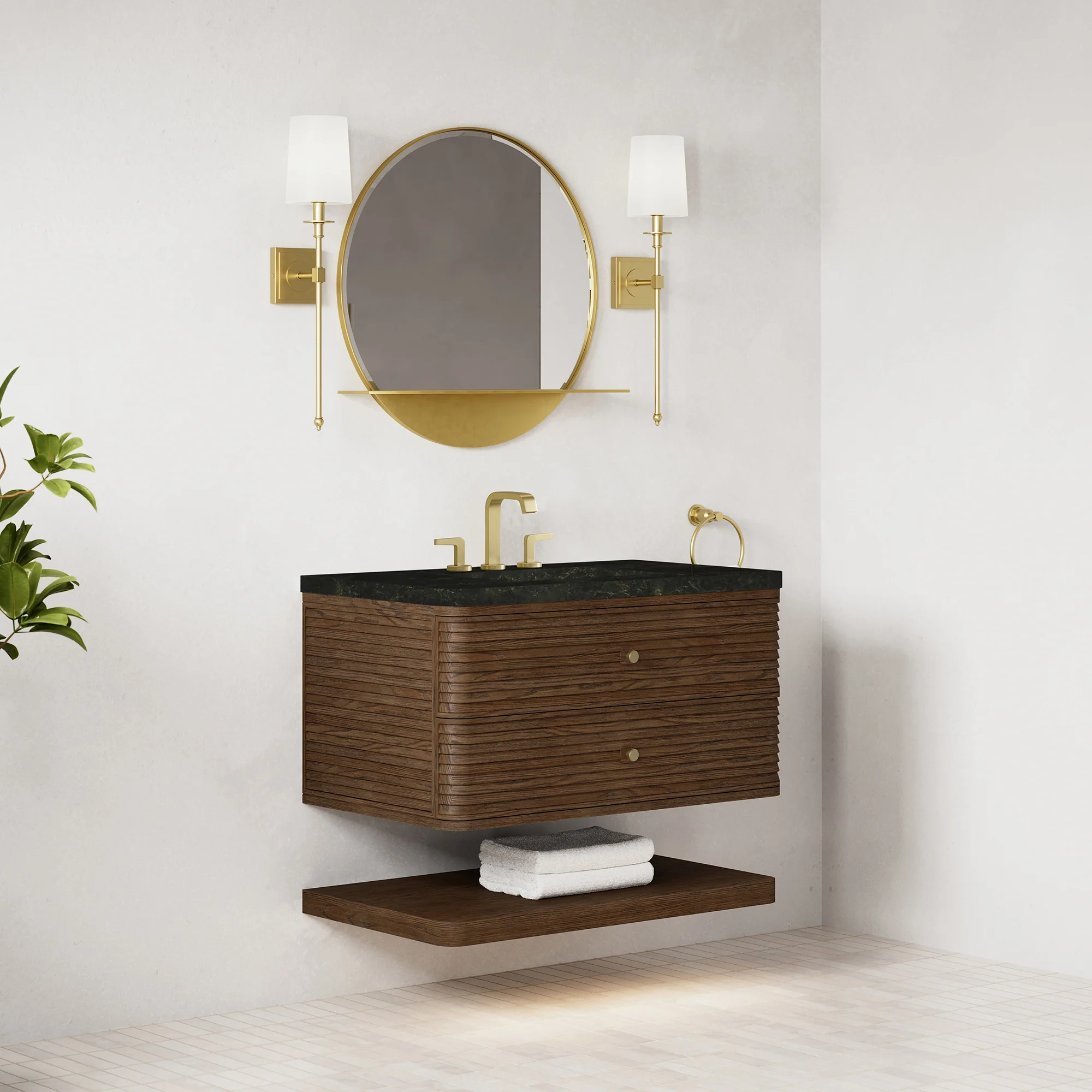 Aurelio Floating Vanity (36"-72") 126 Aurelio Floating Vanity (36"-72")