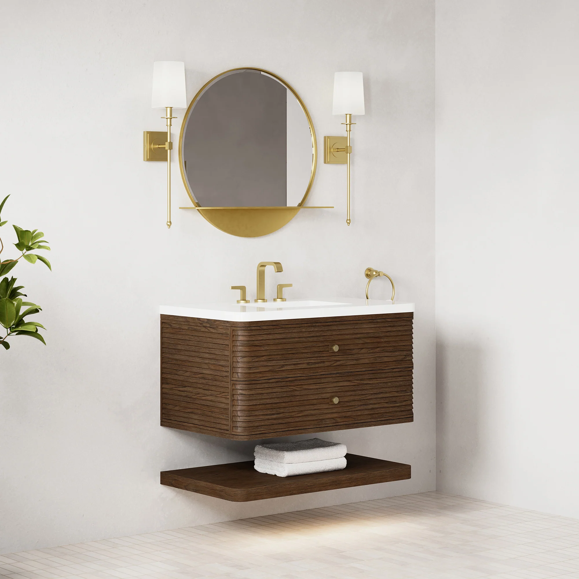 Aurelio Floating Vanity (36"-72") 134 Aurelio Floating Vanity (36"-72")