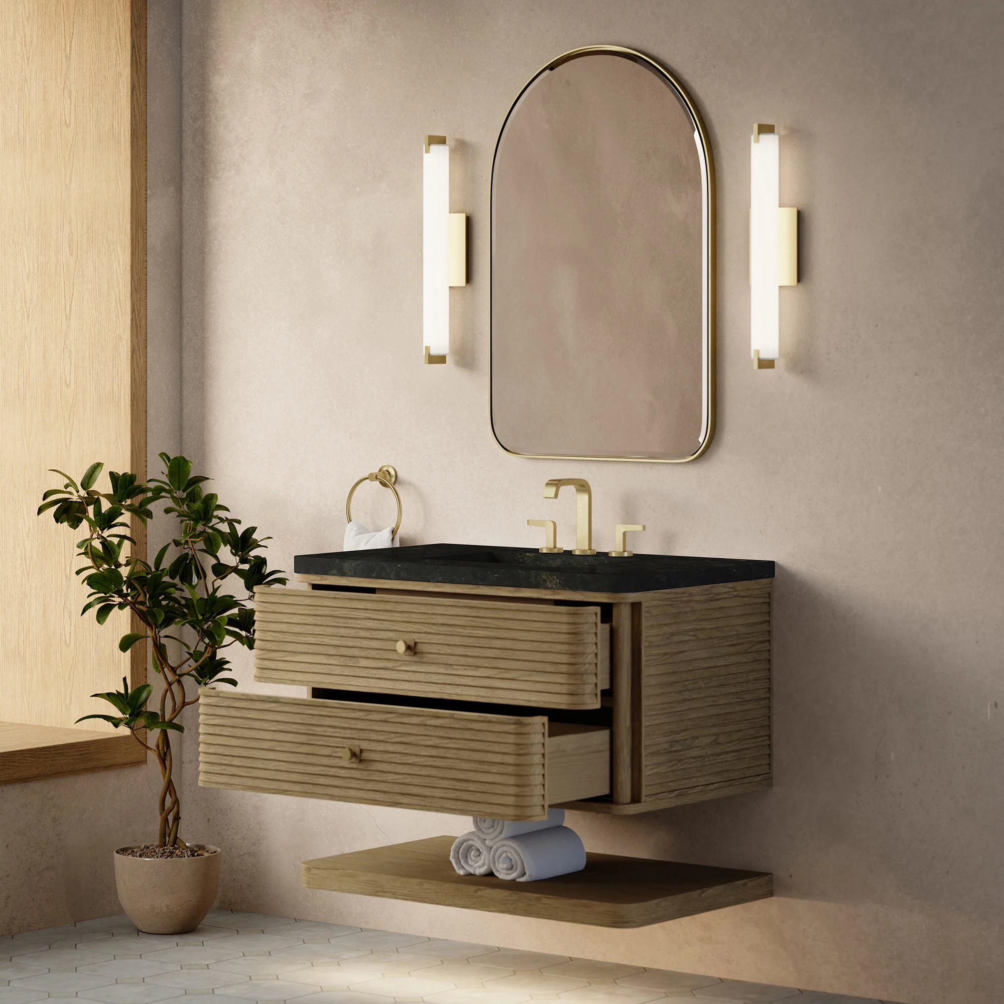 Aurelio Floating Vanity (36"-72") 143 Aurelio Floating Vanity (36"-72")