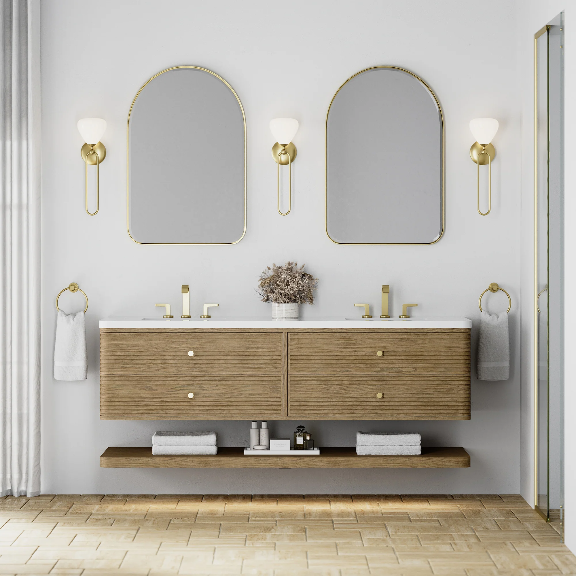 Aurelio Floating Vanity (36"-72") 176 Aurelio Floating Vanity (36"-72")