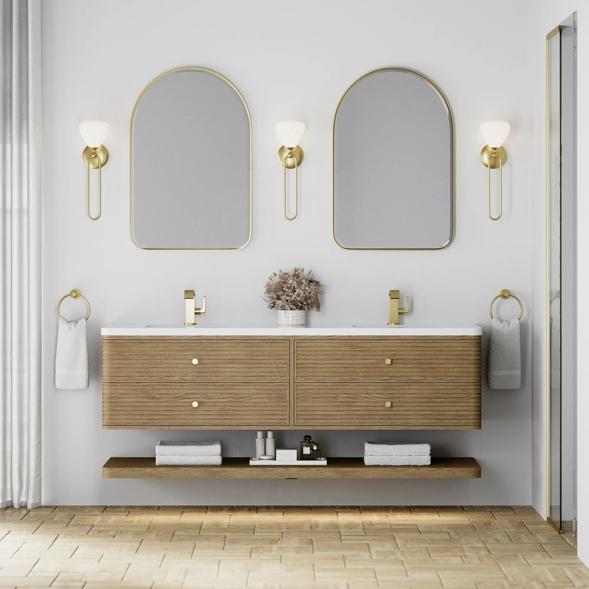 Aurelio Floating Vanity (36"-72") 198 Aurelio Floating Vanity (36"-72")