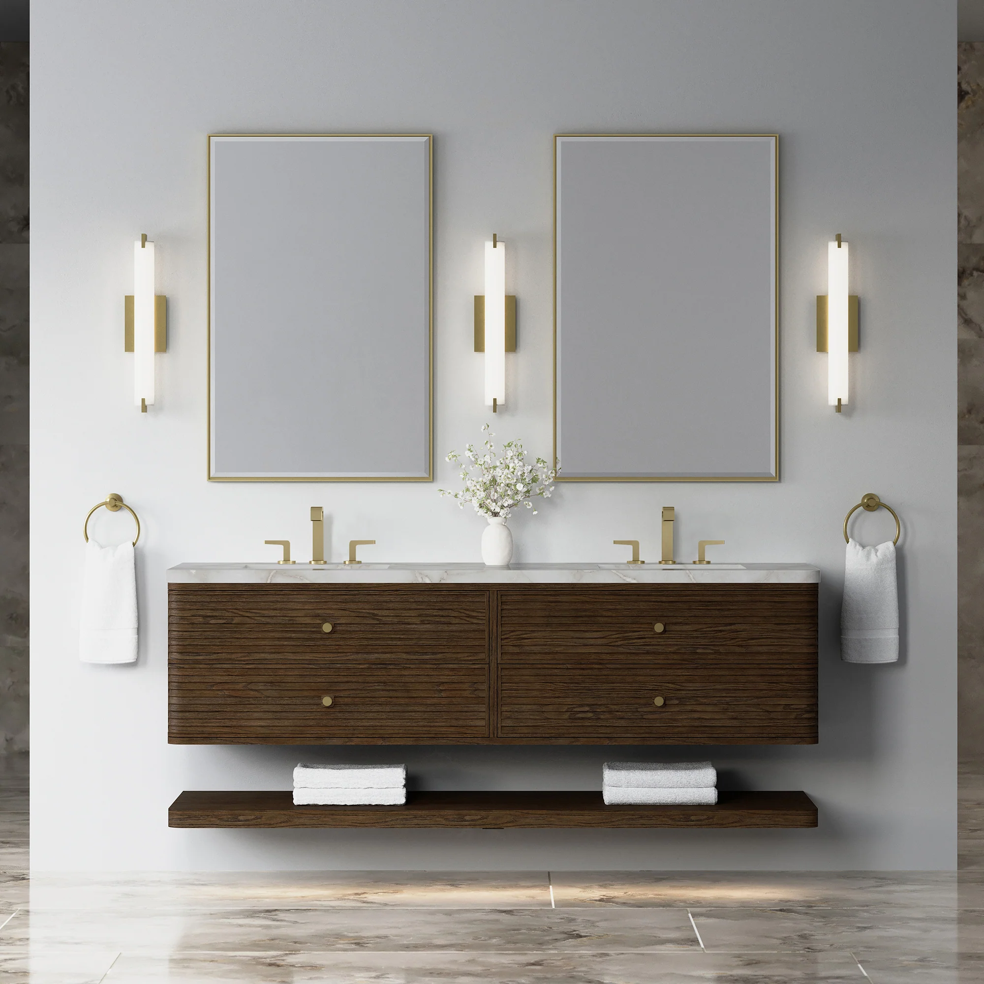 Aurelio Floating Vanity (36"-72") 201 Aurelio Floating Vanity (36"-72")