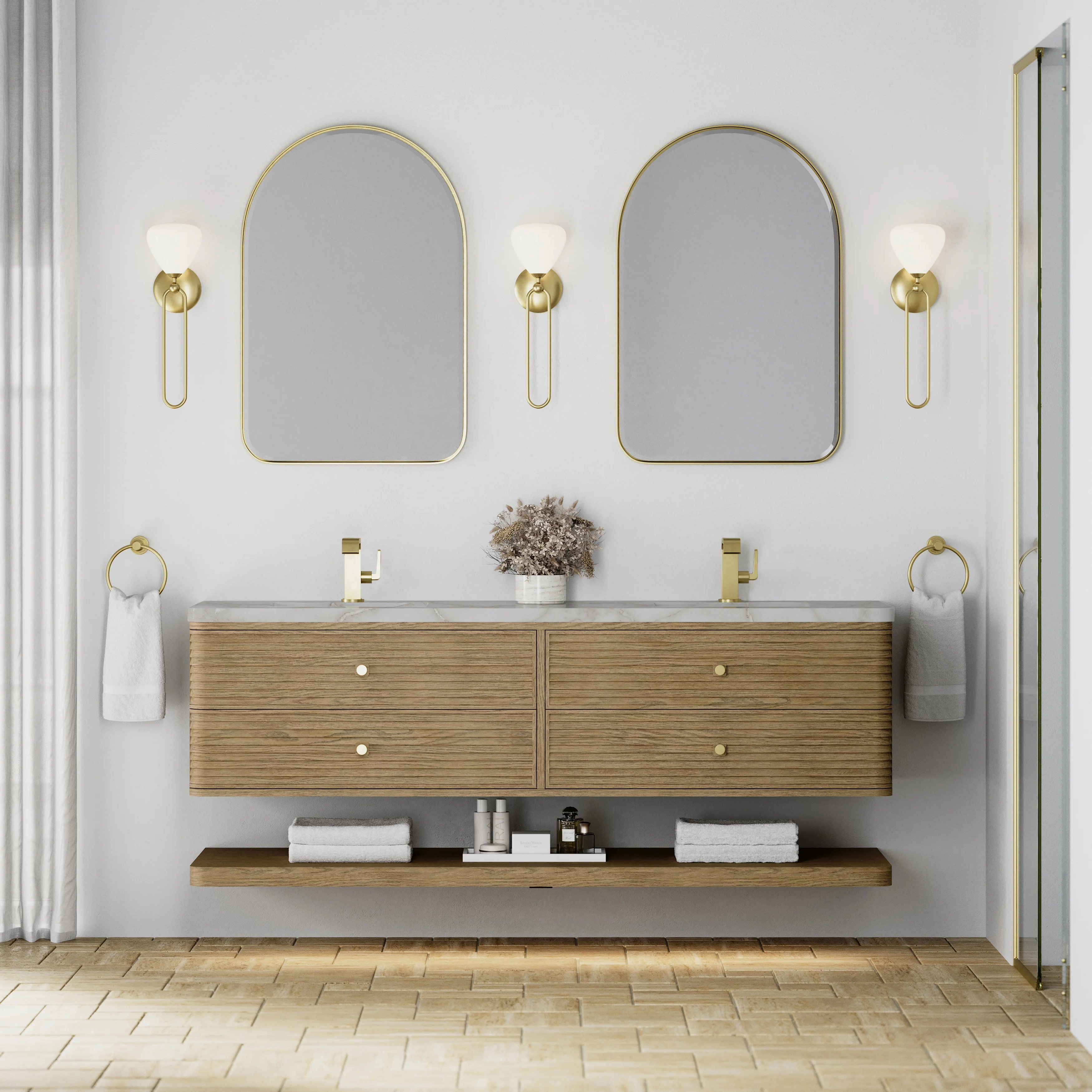 Aurelio Floating Vanity (36"-72") 219 Aurelio Floating Vanity (36"-72")