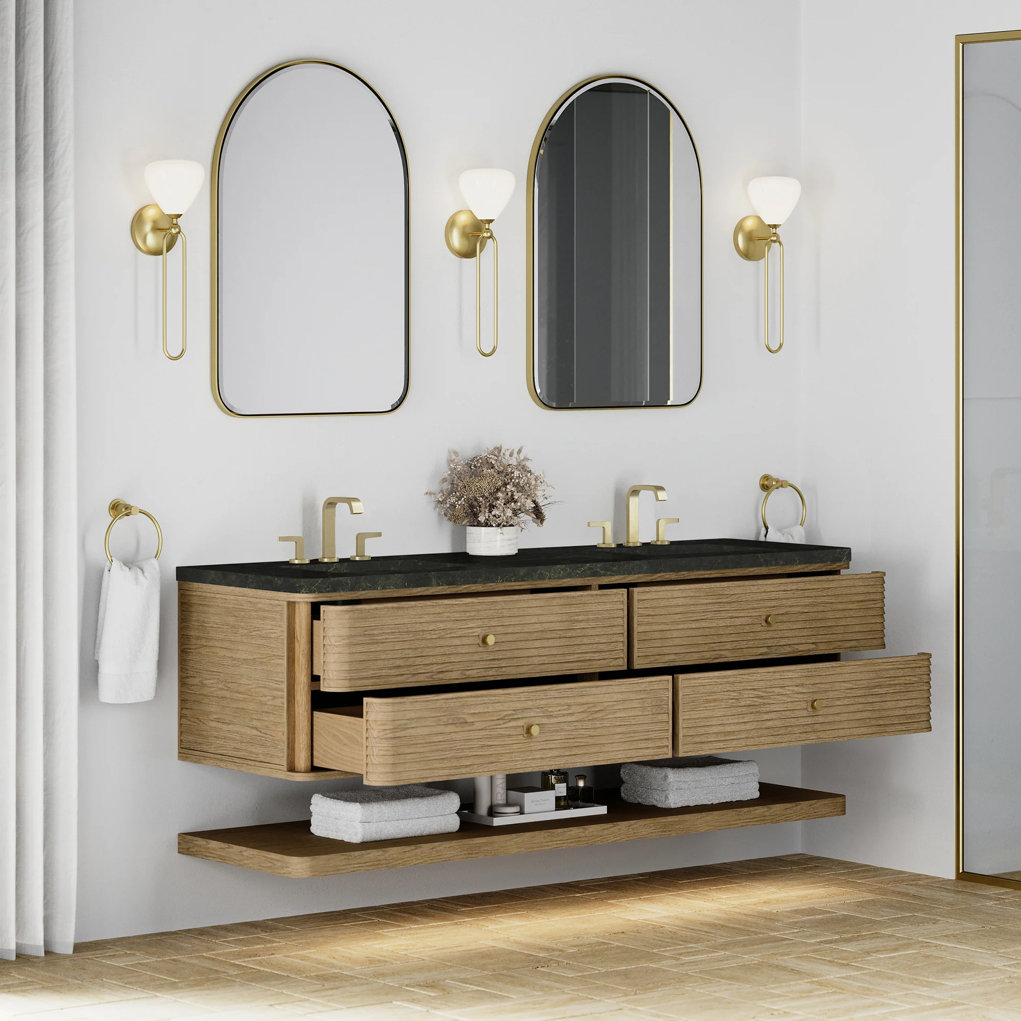 Aurelio Floating Vanity (36"-72") 230 Aurelio Floating Vanity (36"-72")