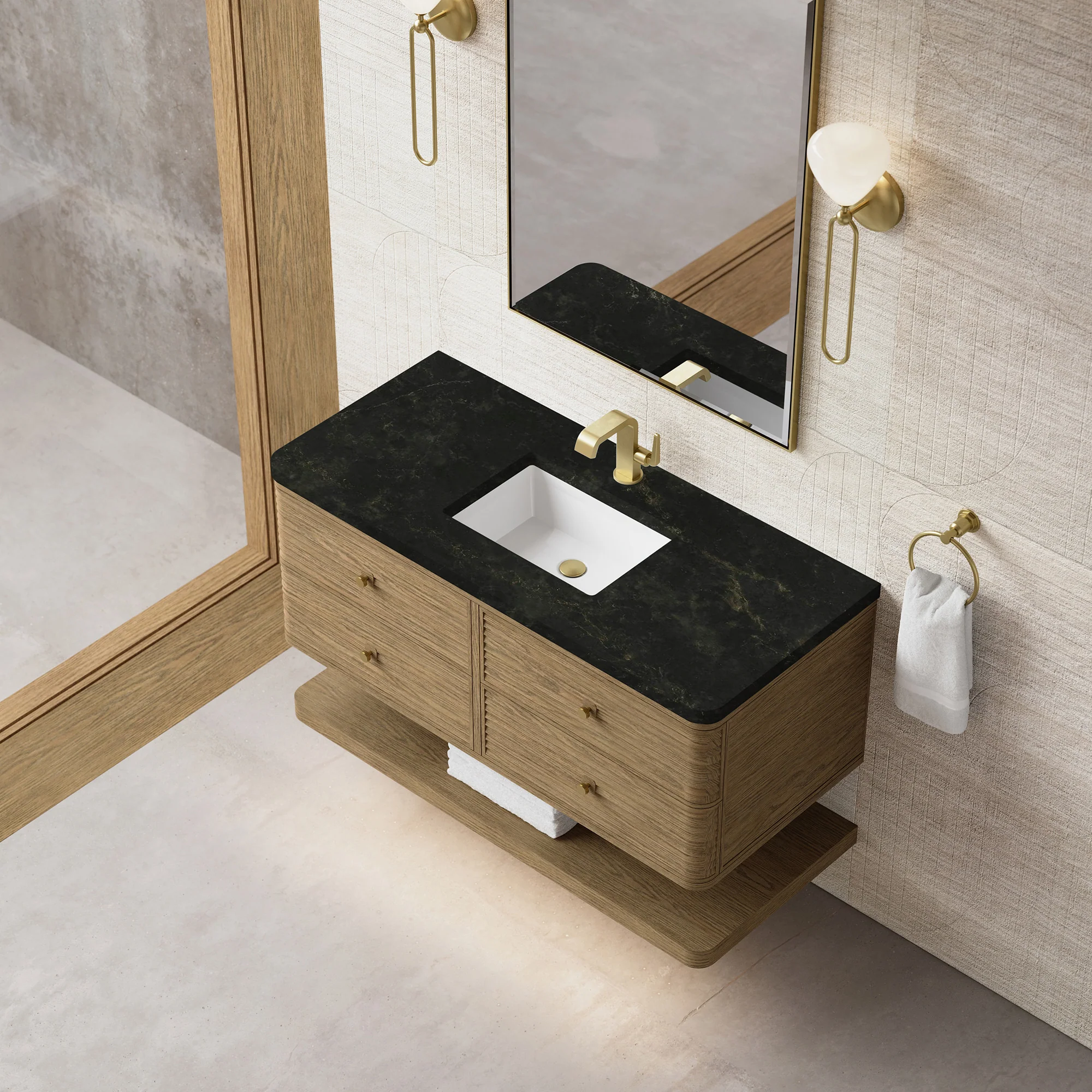 Aurelio Floating Vanity (36"-72") 24 Aurelio Floating Vanity (36"-72")
